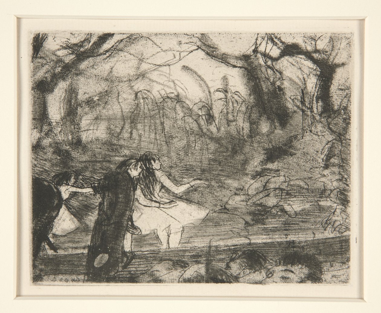 Auf der Bühne III, 1877 von Edgar Degas