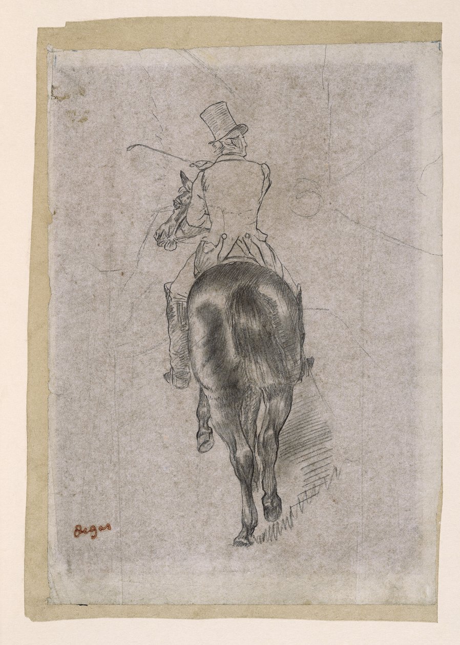 Das Pferd anspornen von Edgar Degas