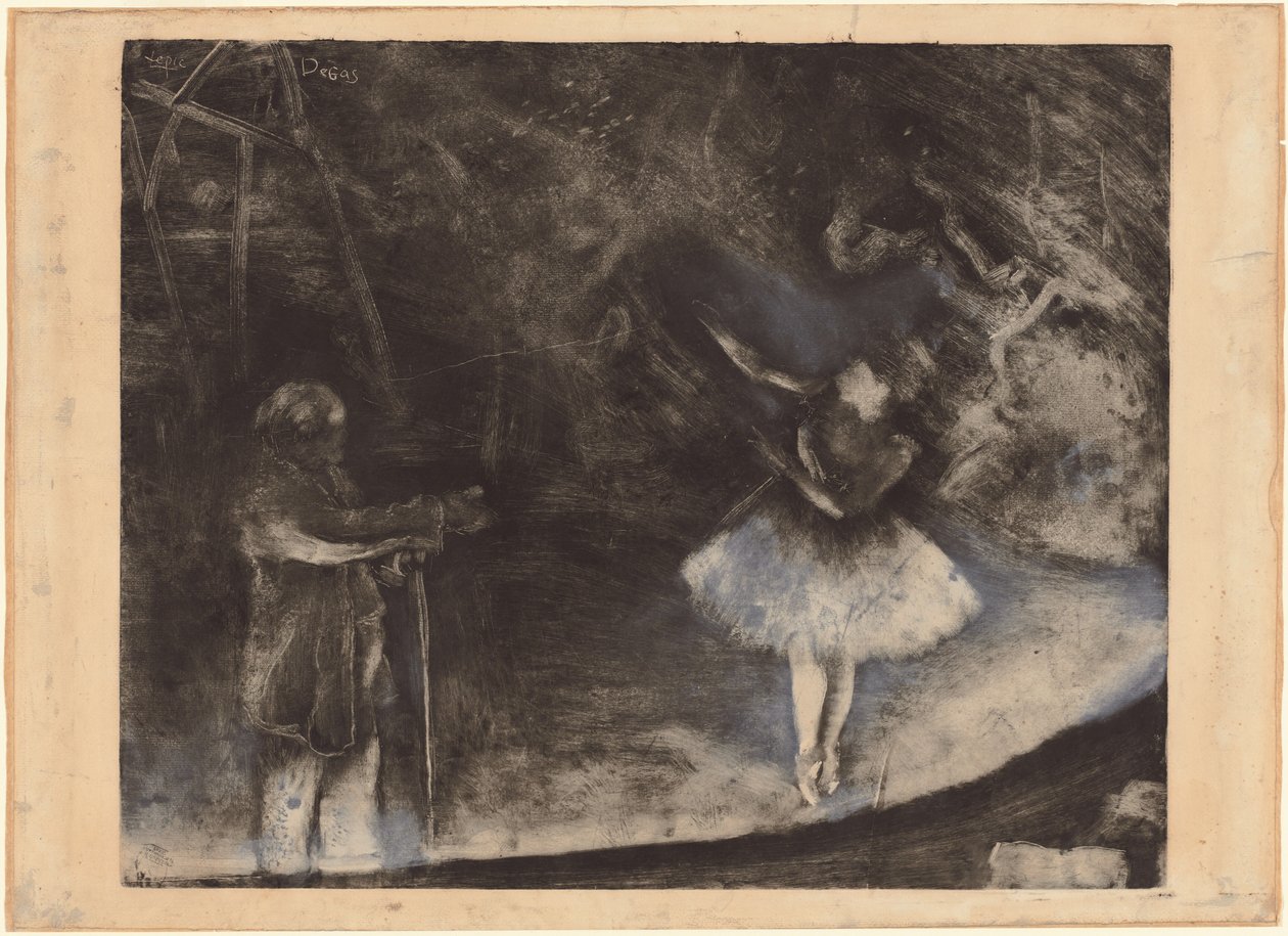 Der Meister des Balletts (ausgeführt in Zusammenarbeit mit Ludovic Lepic) von Edgar Degas