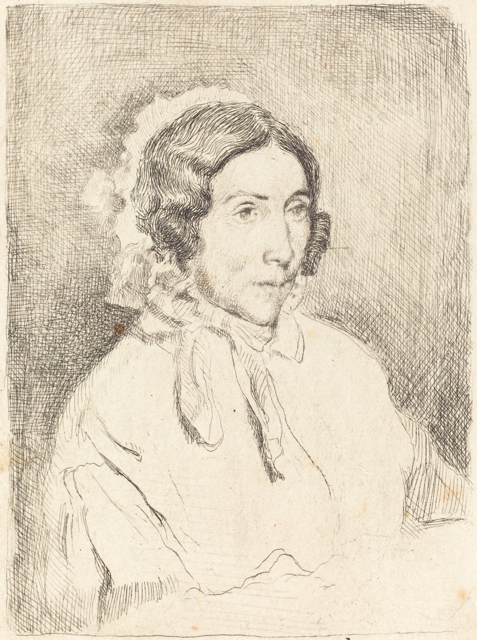 Frau mit Rüschenhaube von Edgar Degas