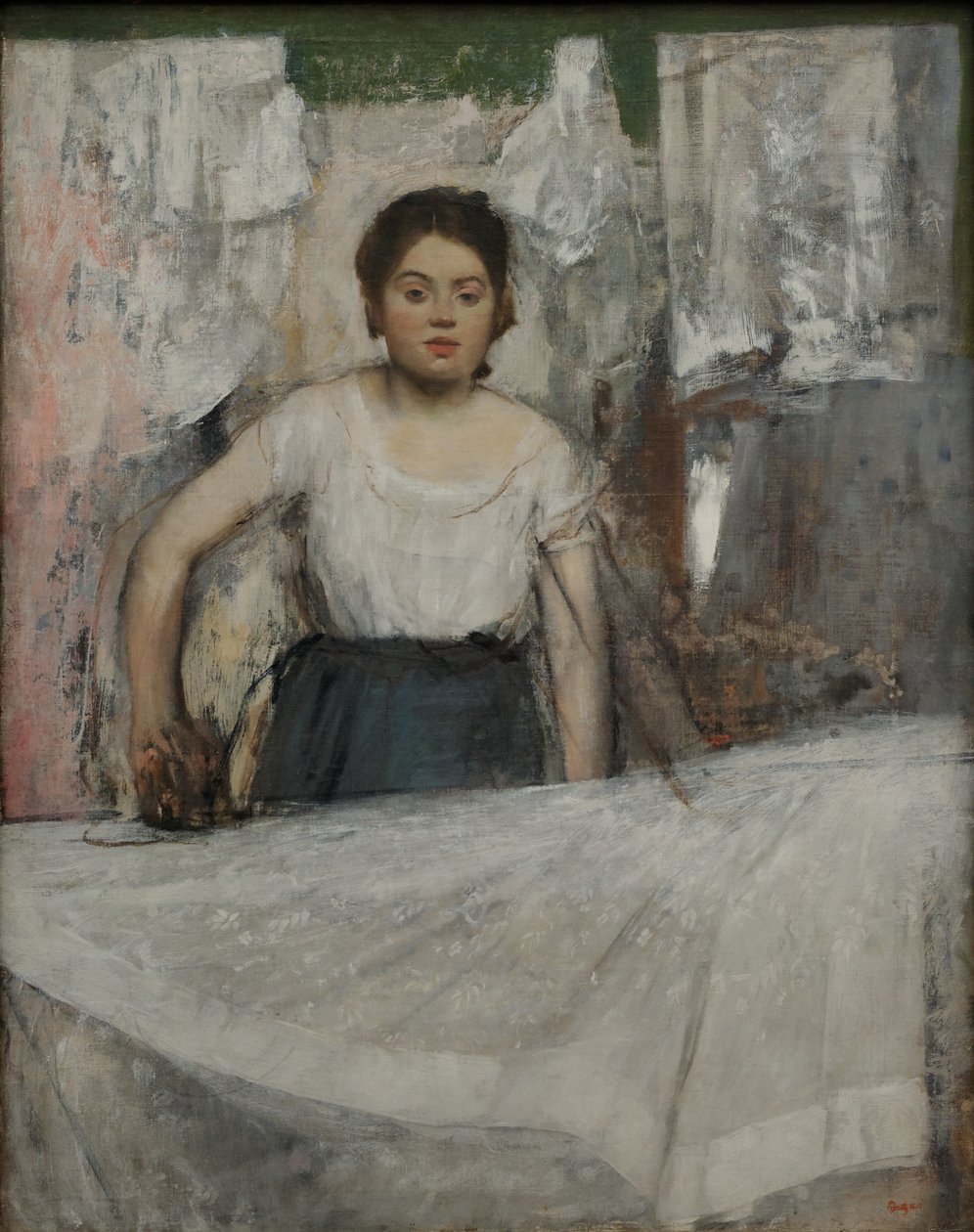 Bügelnde Frau von Edgar Degas