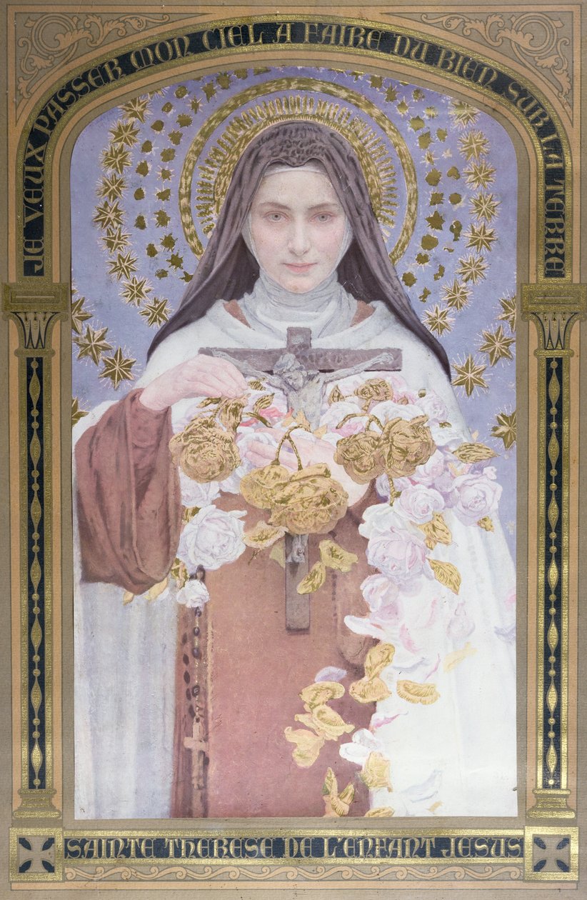 St. Therese von Lisieux (1873-97) 1928 von Edgar Maxence