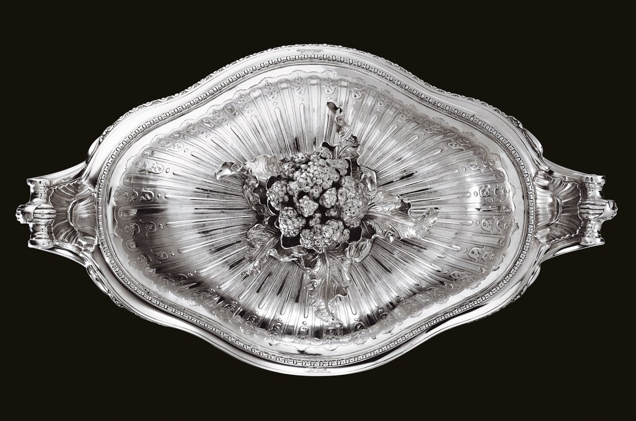 Louis XV Terrine, Deckel und Einsatz von Edme Pierre Balzac