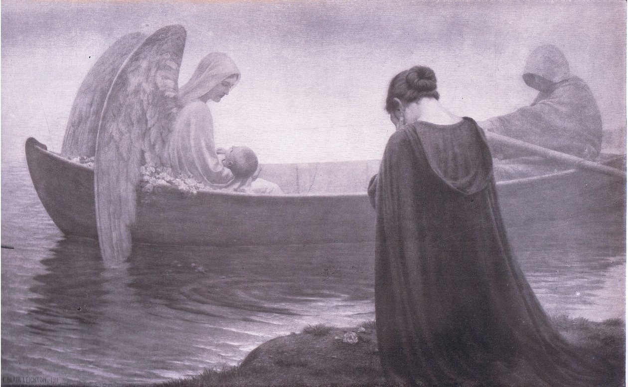 Zum unbekannten Land, Bibbys Annual, 1916-1917 von Edmund Blair after Leighton