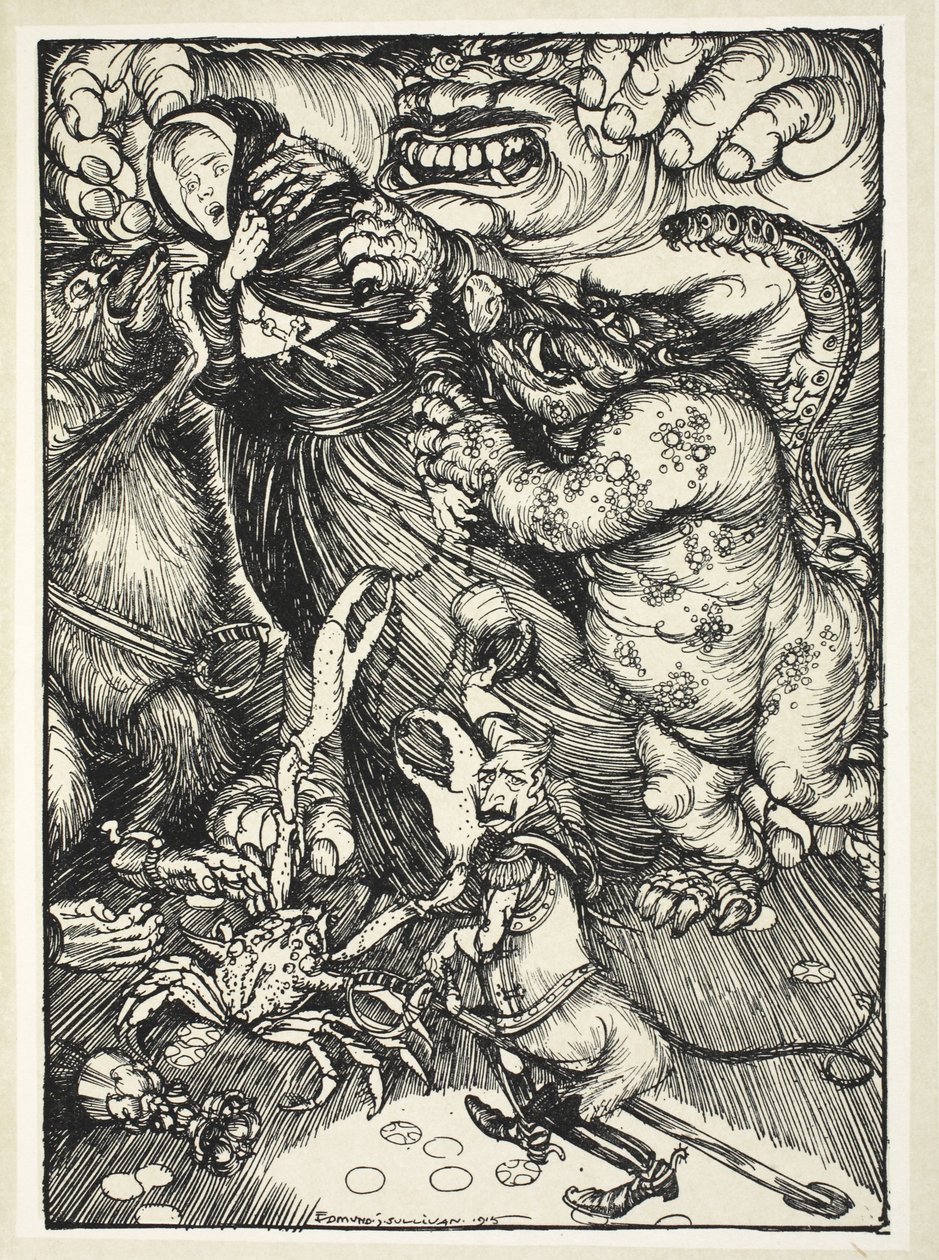 Eine Braut Christi (Eine Verletzung Belgiens), Illustration aus The Kaiser