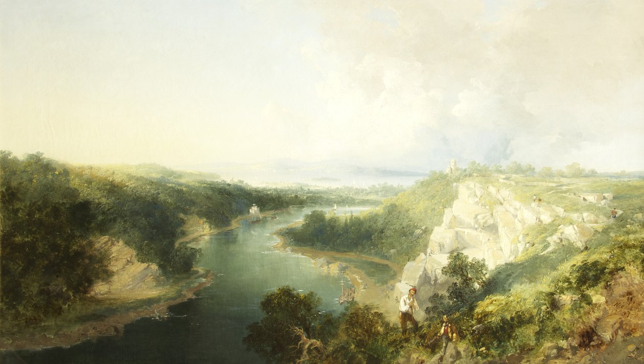 Der Avon und Severn von Clifton Down von Edmund John Niemann