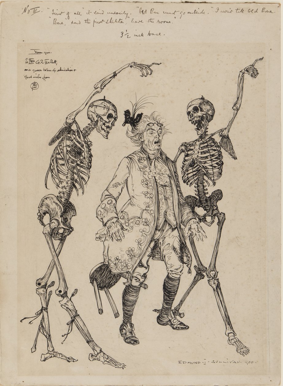 Alte Knochen müssen raus..., 1900 von Edmund Joseph Sullivan