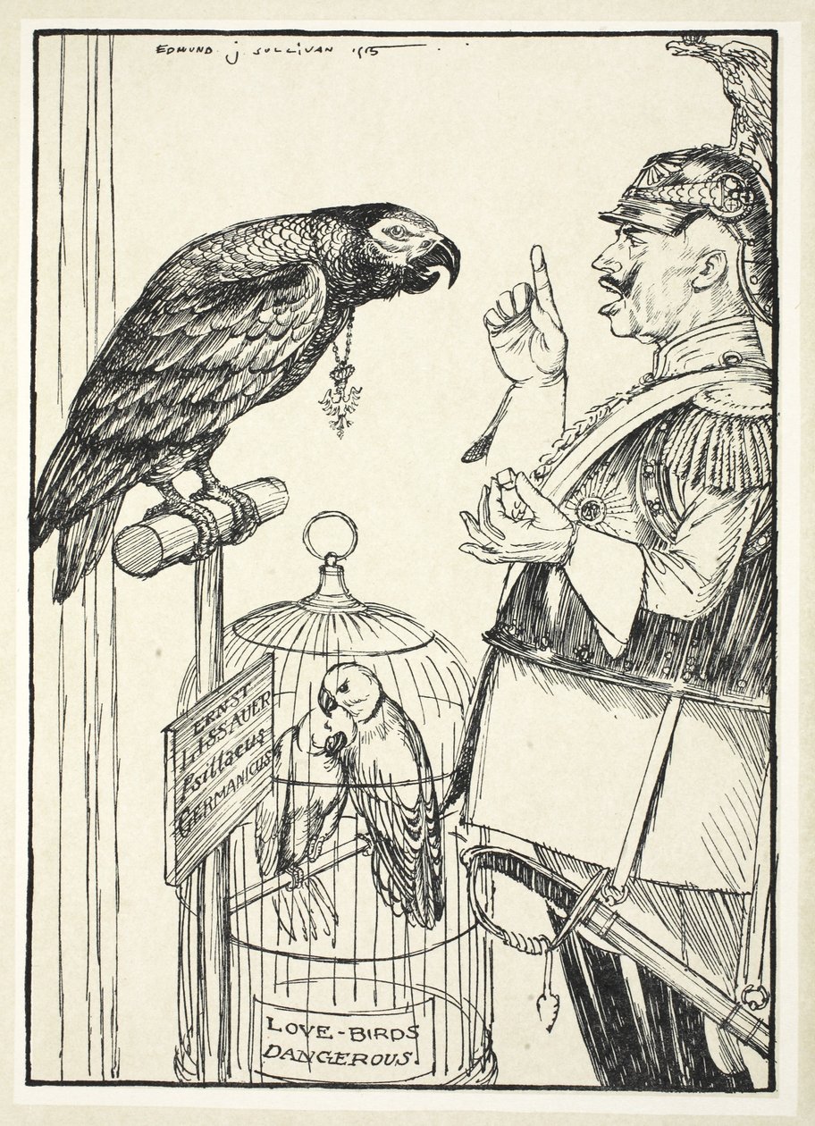 Das Hasslied (Ein bisschen Zucker für den Vogel), Illustration aus The Kaiser