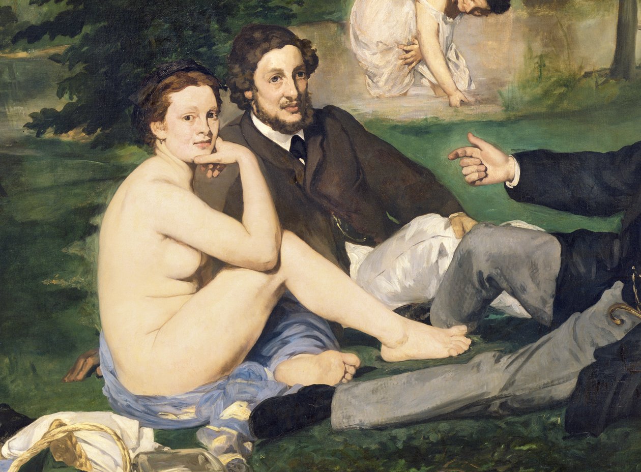 Frühstück im Grünen, 1863 (Detail) von Édouard Manet