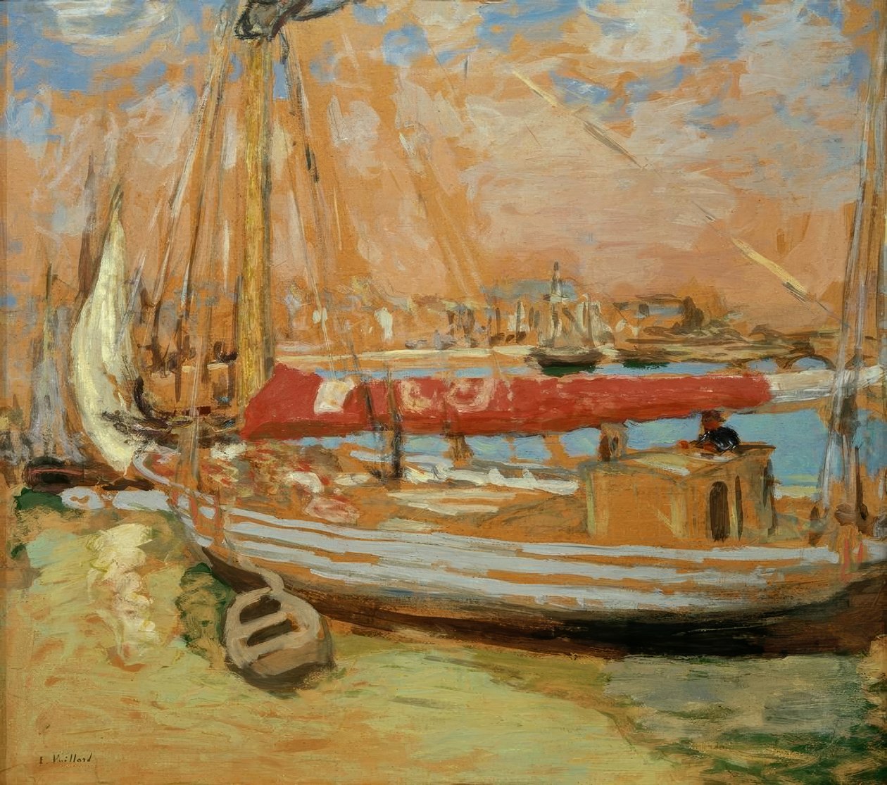Le bateau de pêche von Edouard Vuillard