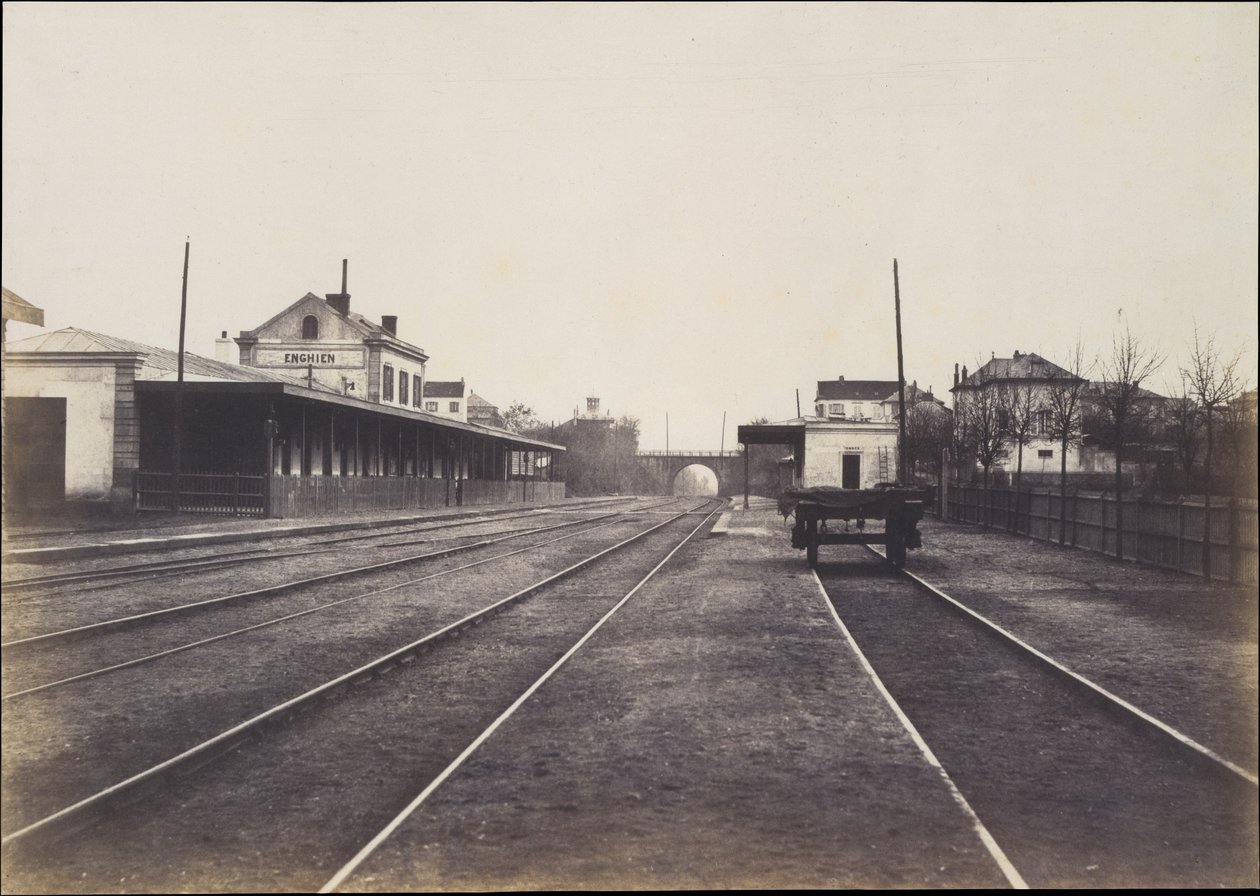 Bahnhof von Enghien von Édouard Baldus