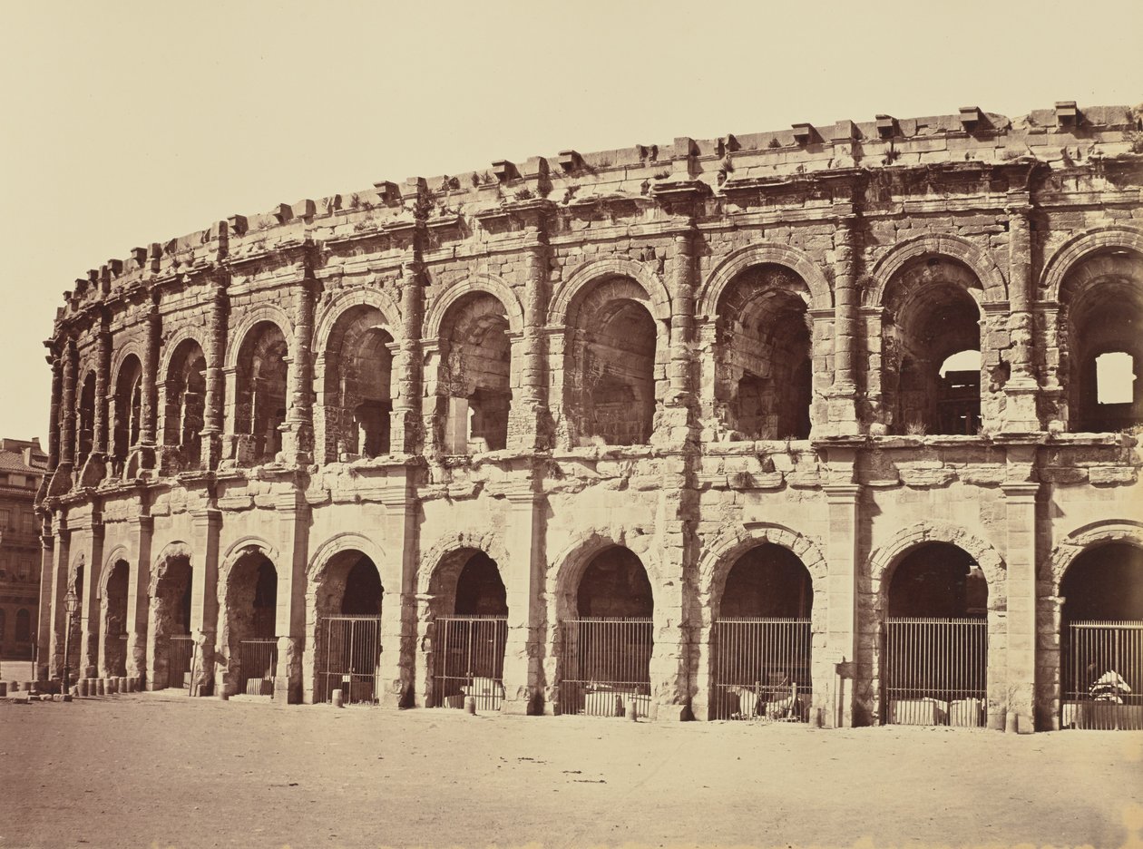 Nîmes. Amphitheater von Édouard Baldus