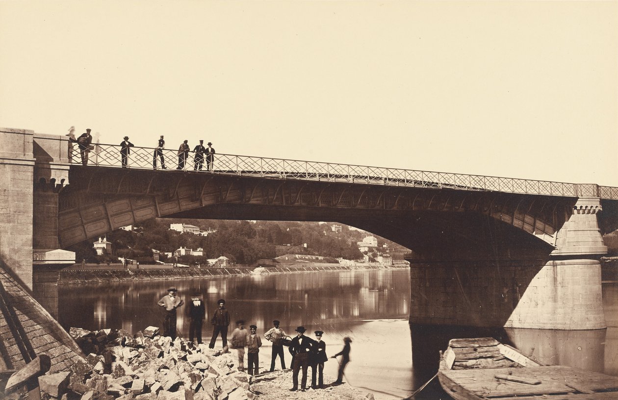Brücke von La Mulatière von Édouard Baldus