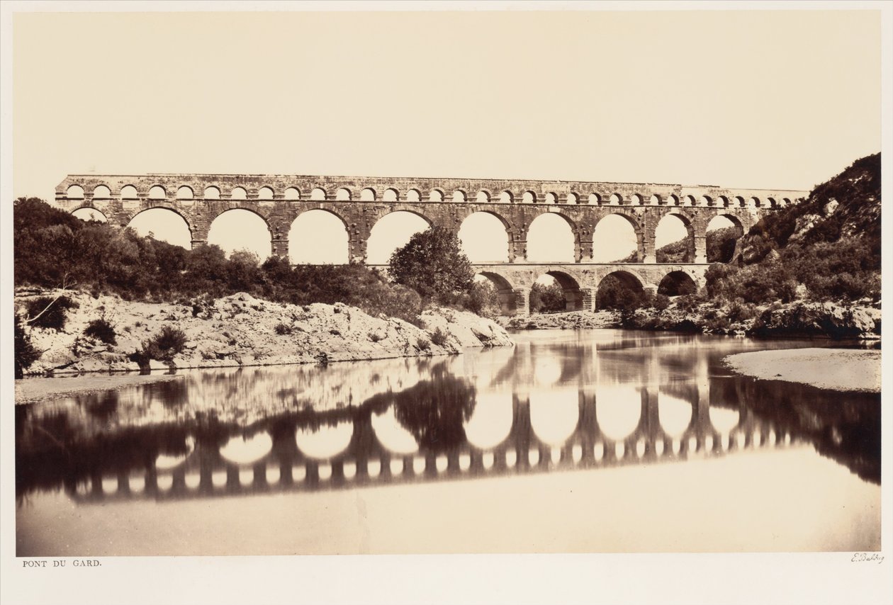 Pont du Gard von Édouard Baldus