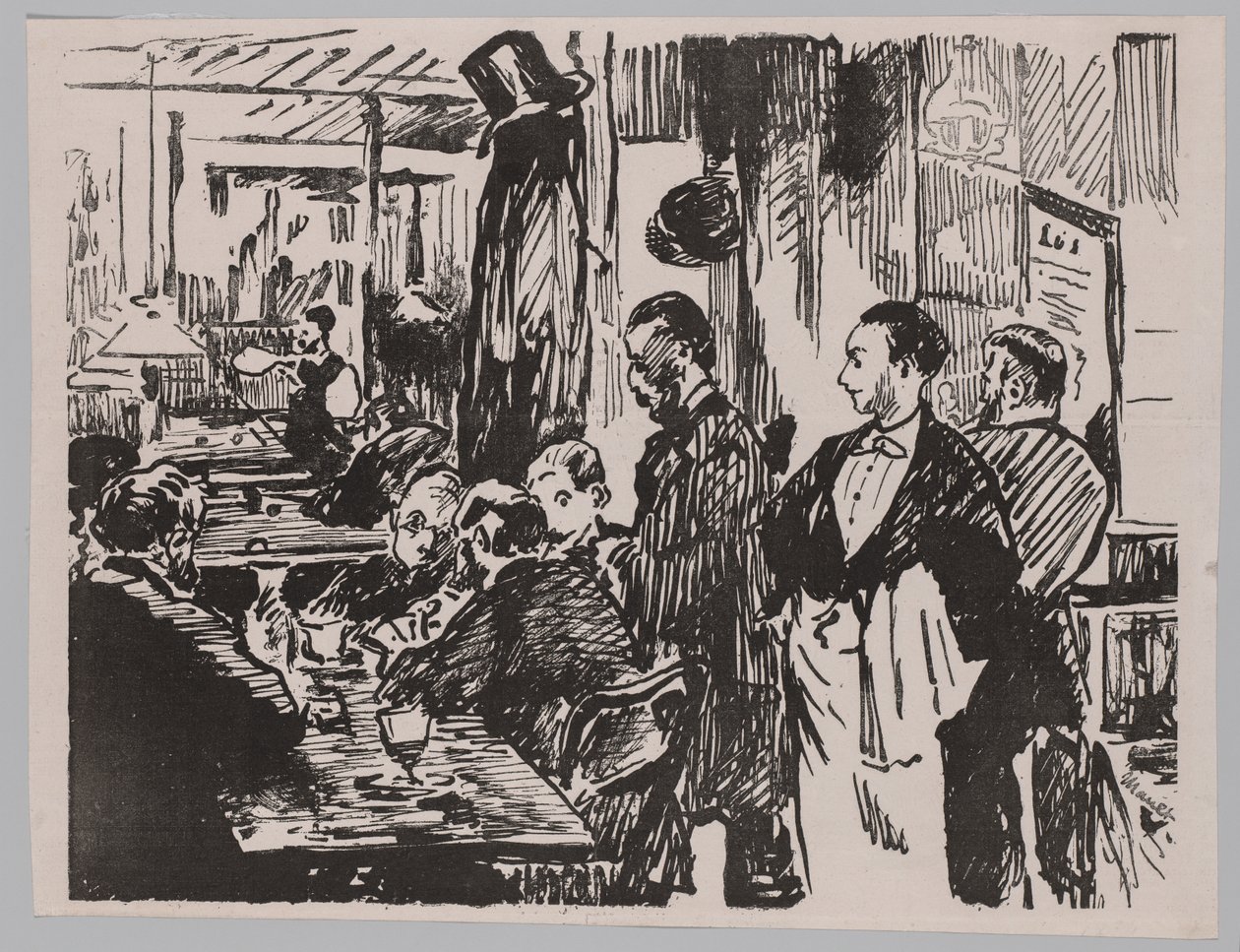 Im Café von Édouard Manet