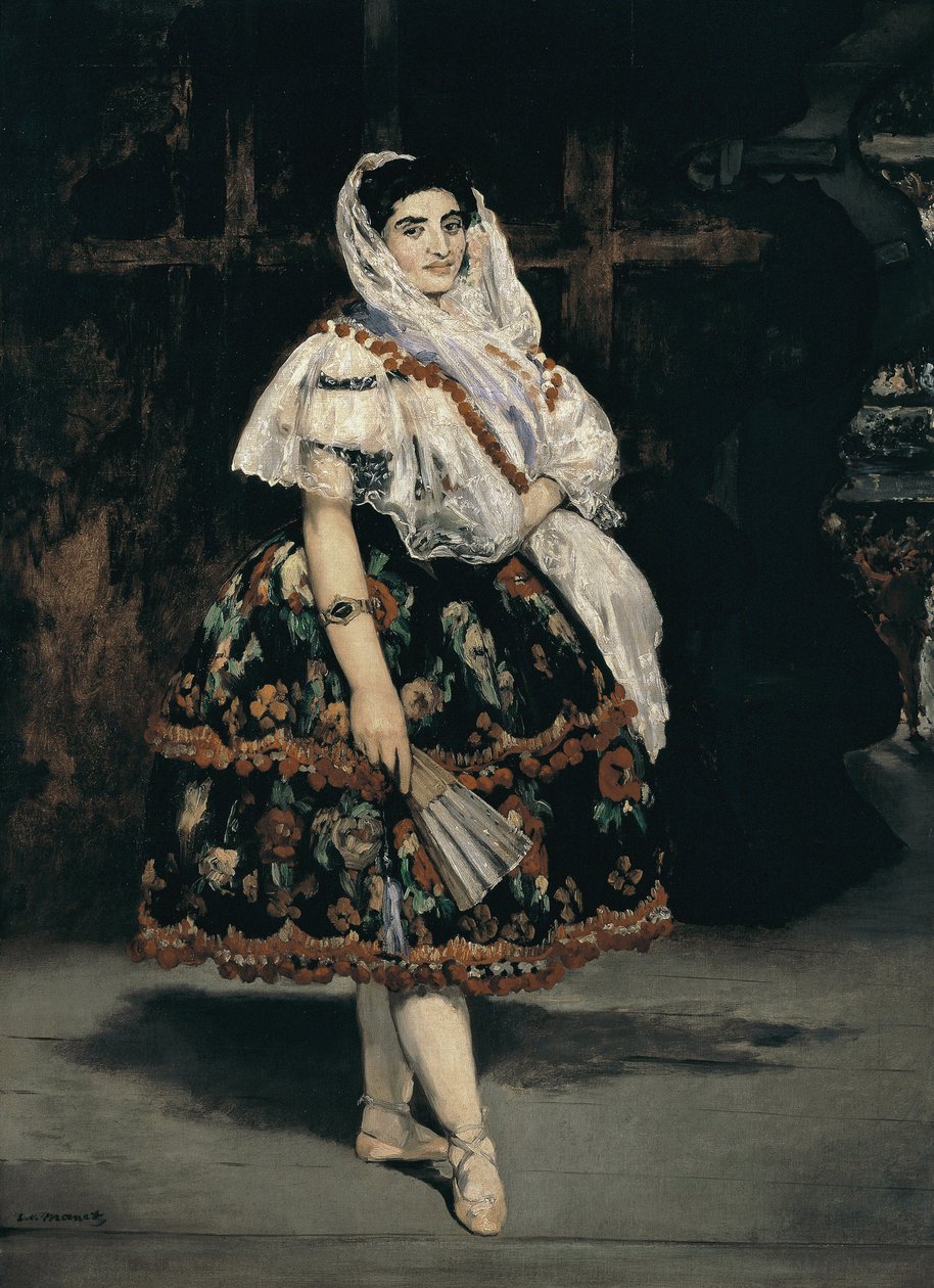 Ganzkörperporträt von Lola de Valencia von Édouard Manet
