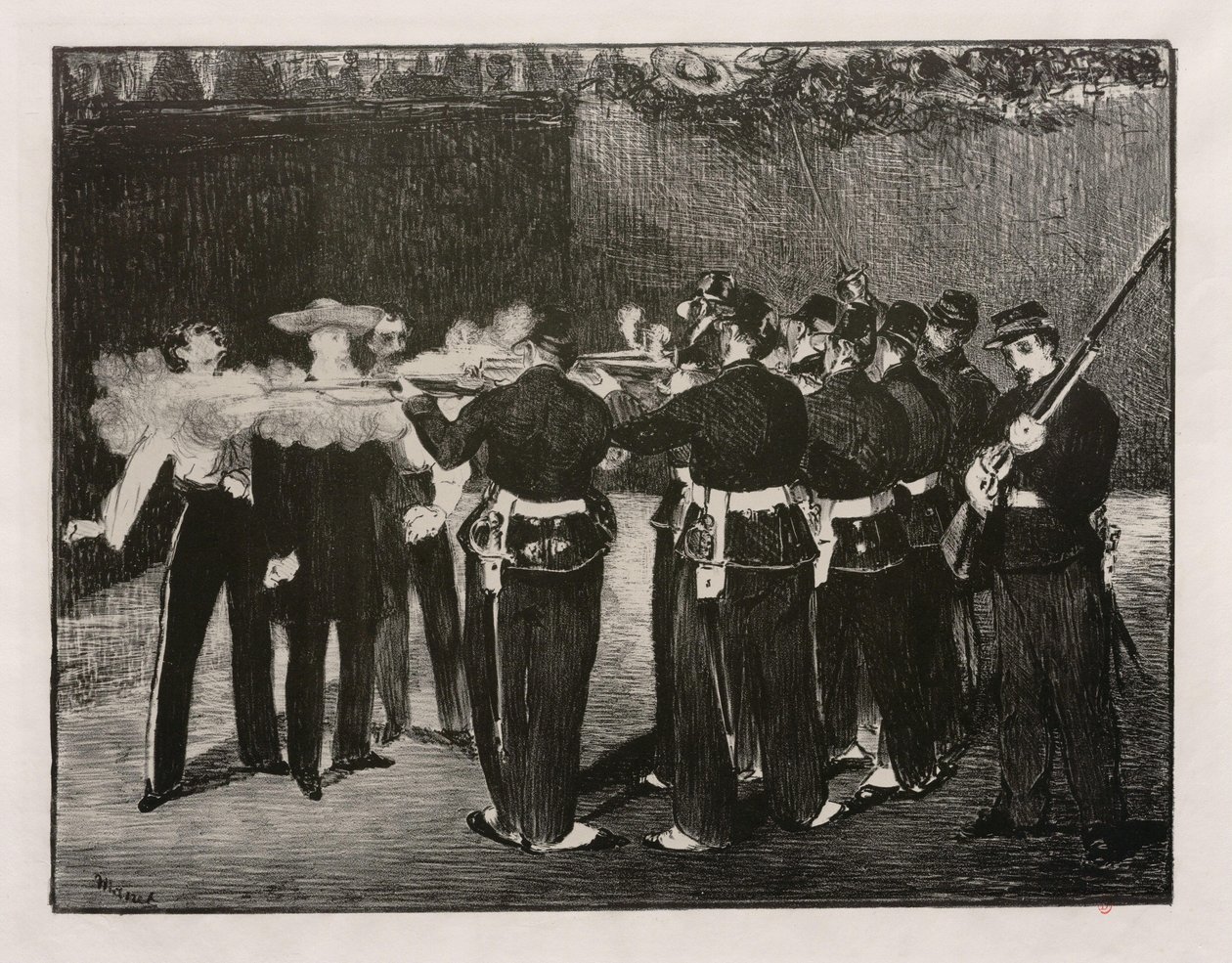 Die Erschießung von Maximilian von Édouard Manet