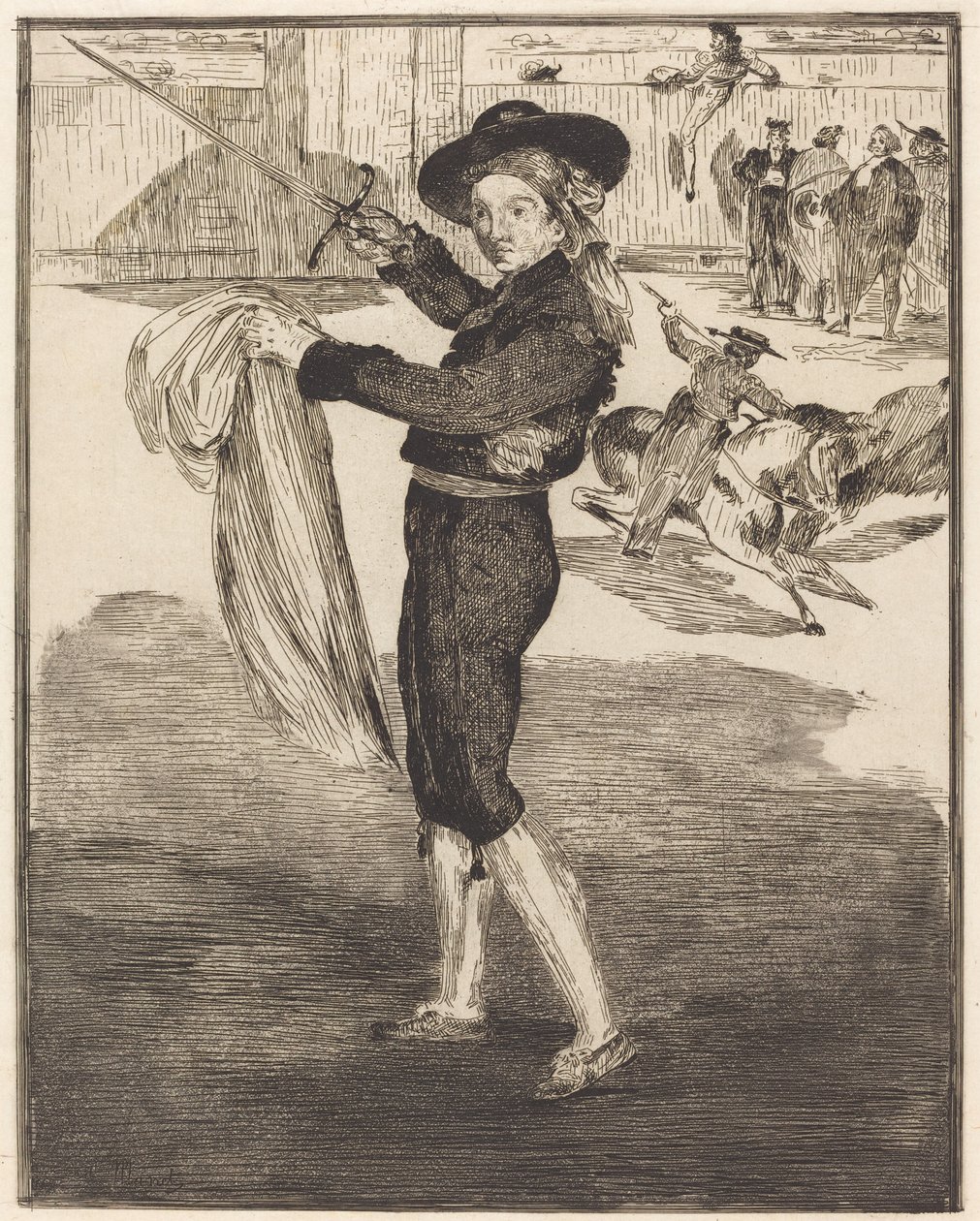 Mlle. Victorine im Kostüm eines "Espada" von Édouard Manet