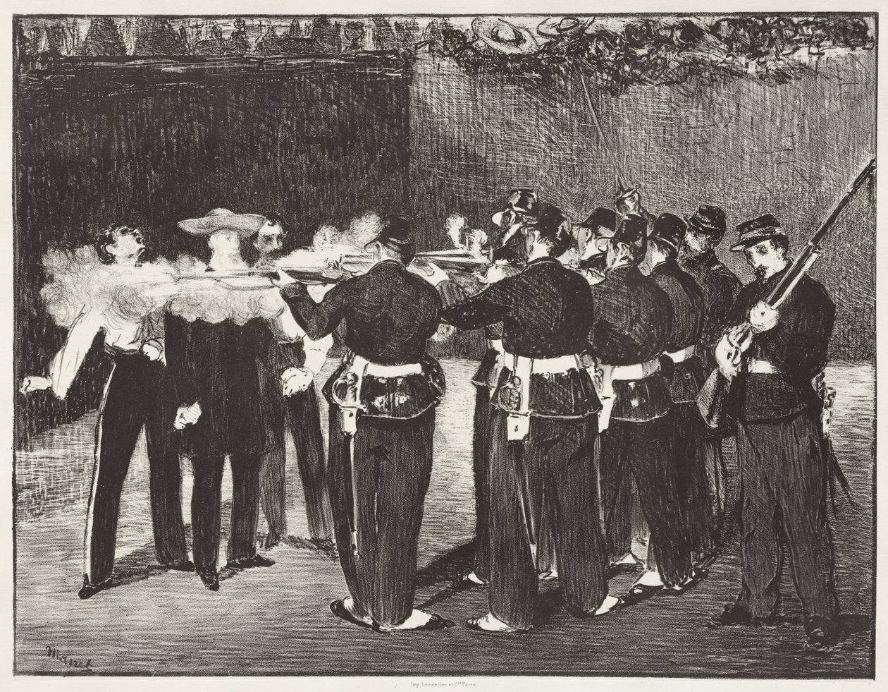 Die Hinrichtung von Kaiser Maximilian von Edouard Manet