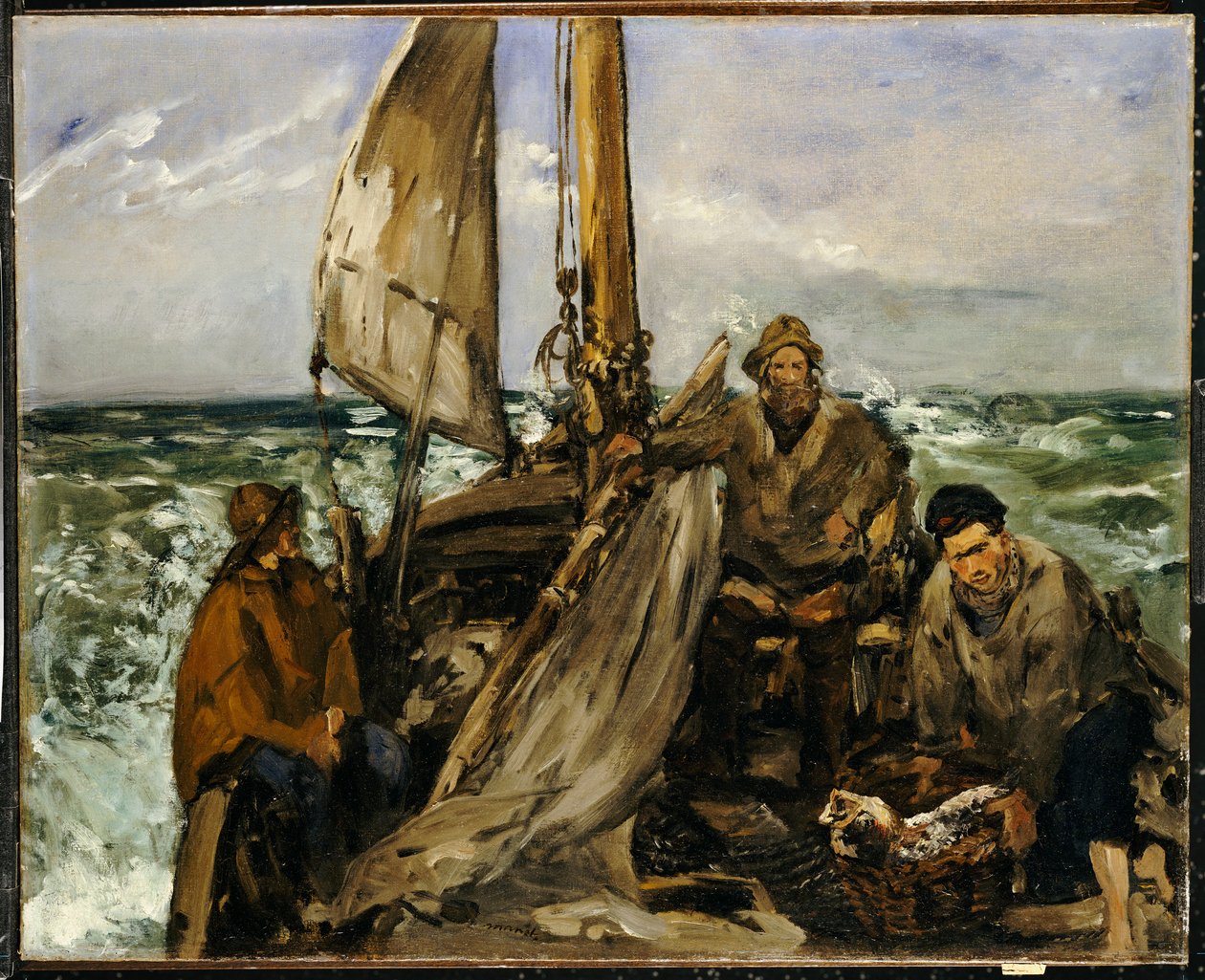 Die Arbeiter des Meeres, 1873 von Édouard Manet