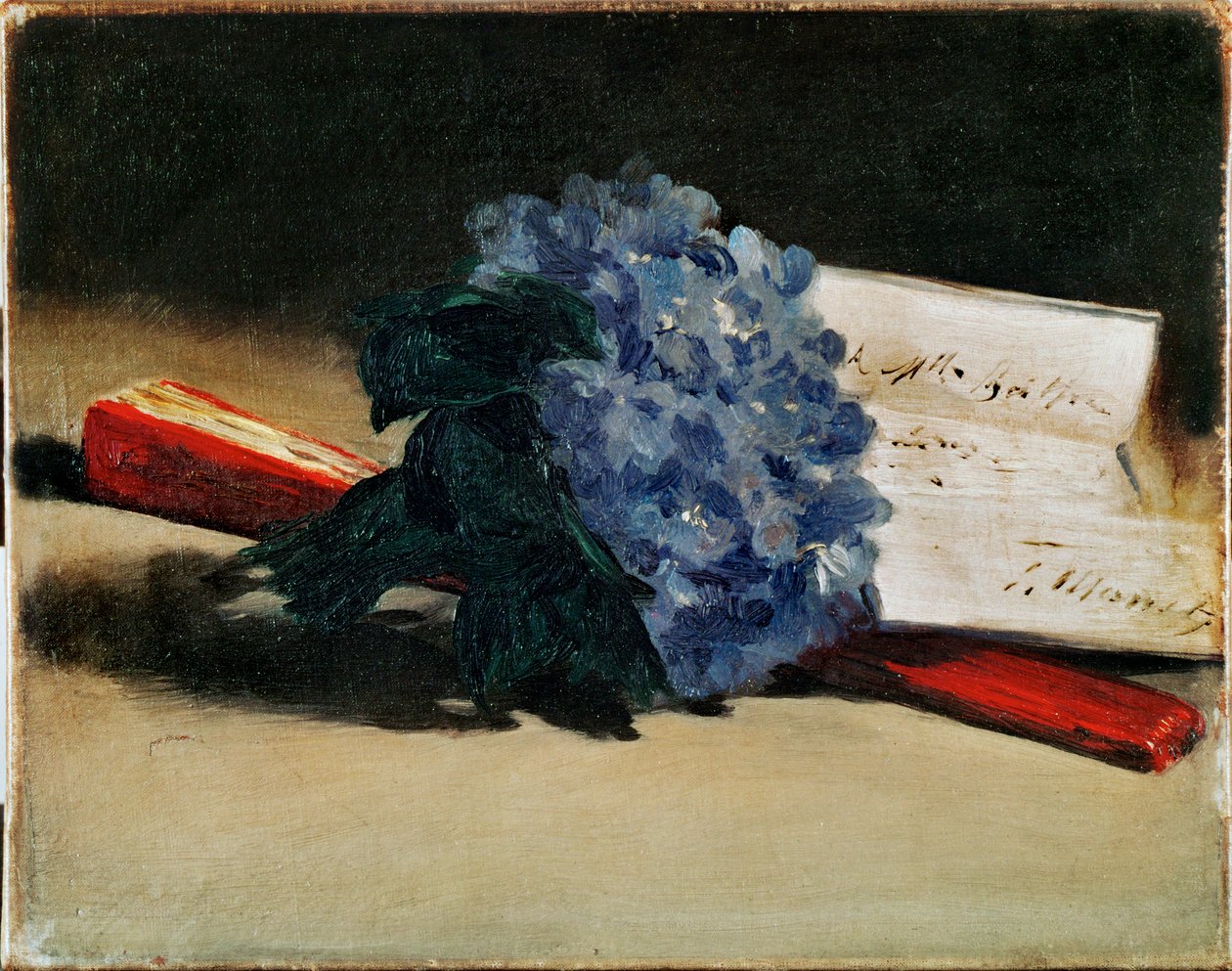 Das Veilchenbündel von Edouard Manet