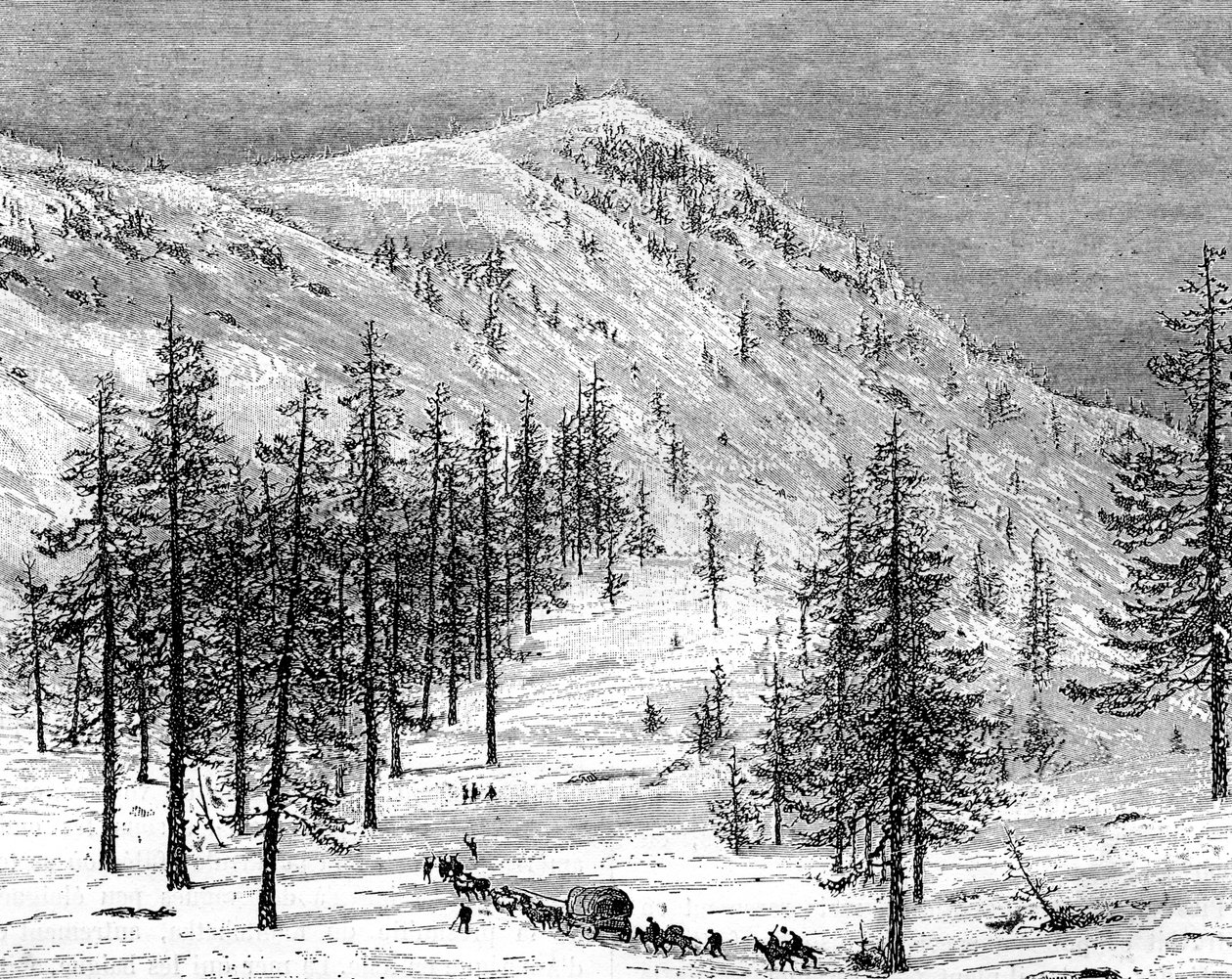 Die Sierra Nevada Berge, USA von Edouard Riou