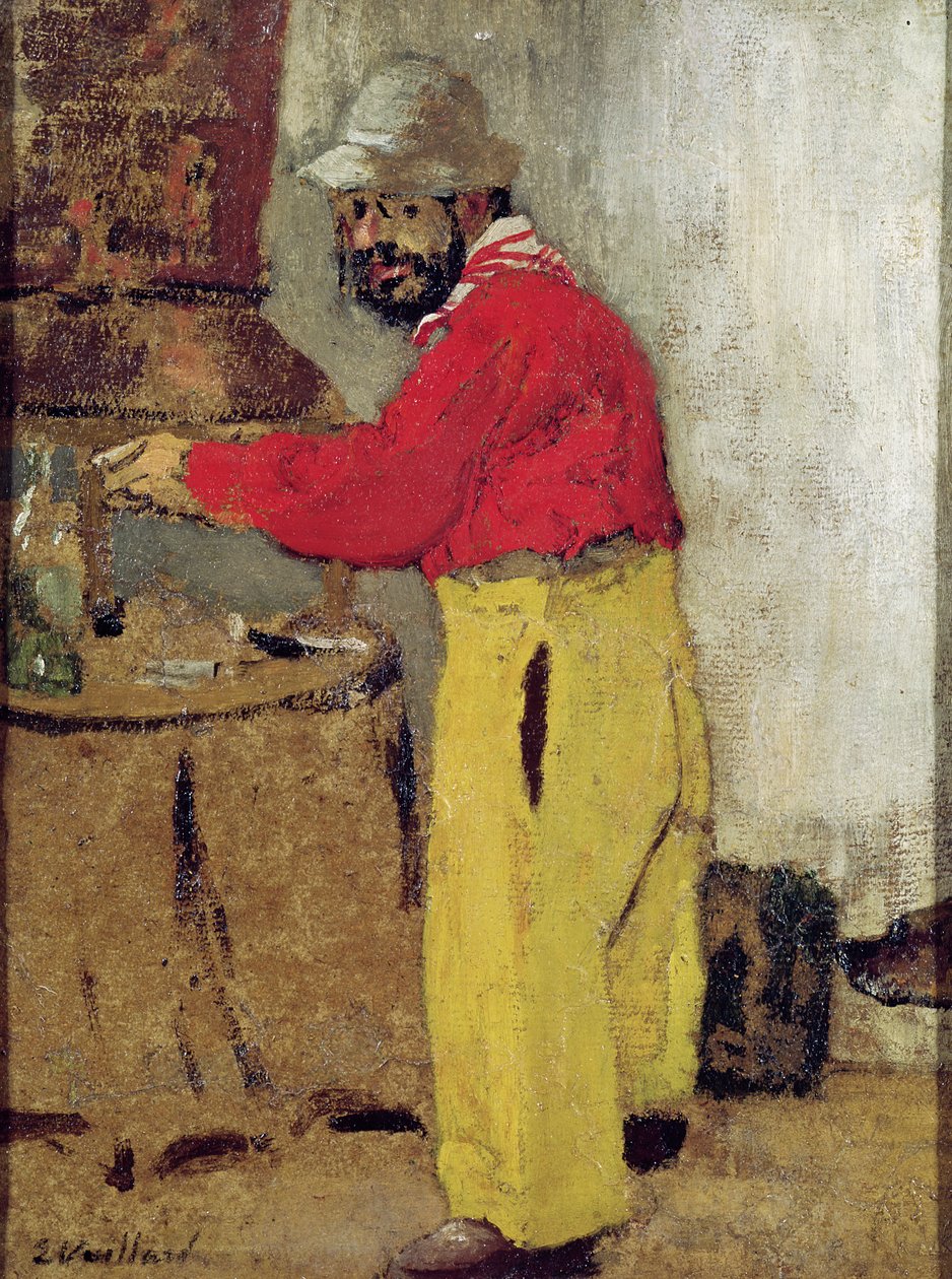Henri de Toulouse-Lautrec in Villeneuve-sur-Yonne, 1898 von Edouard Vuillard
