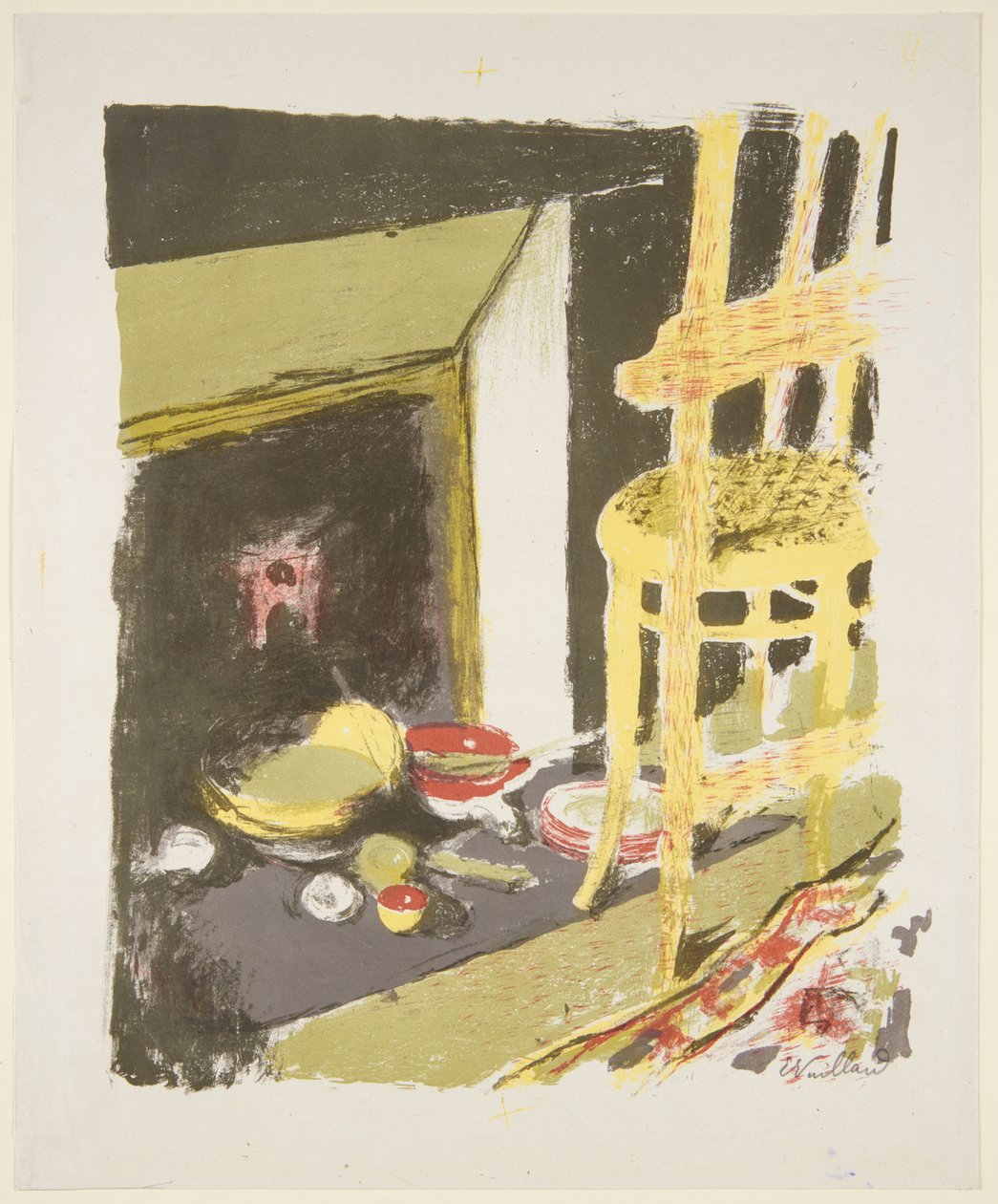 Landschaften und Innenräume: Der Herd von Edouard Vuillard