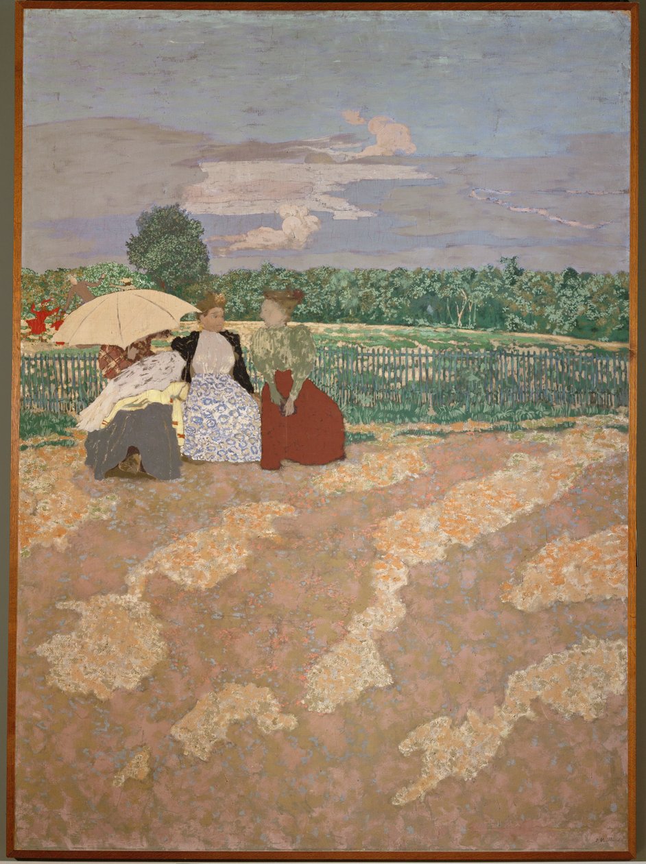 Park in Paris: Das Gespräch von Edouard Vuillard