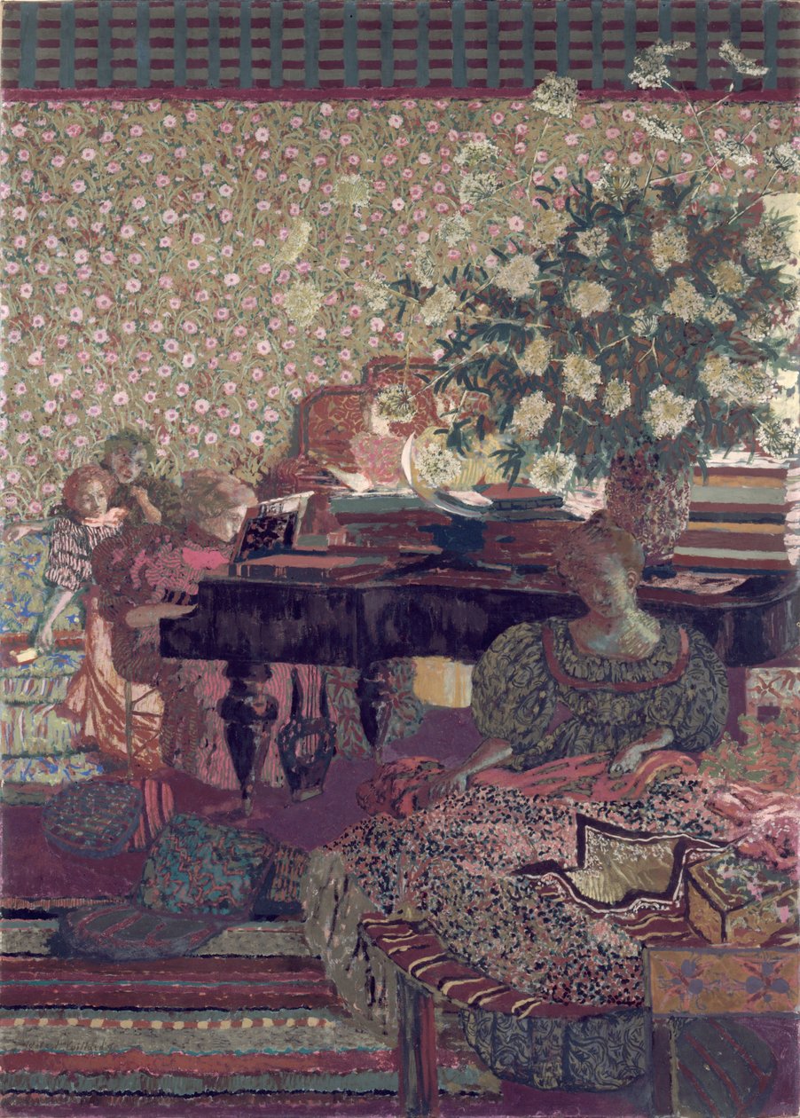 Personen in einem Innenraum. Die Musik von Edouard Vuillard