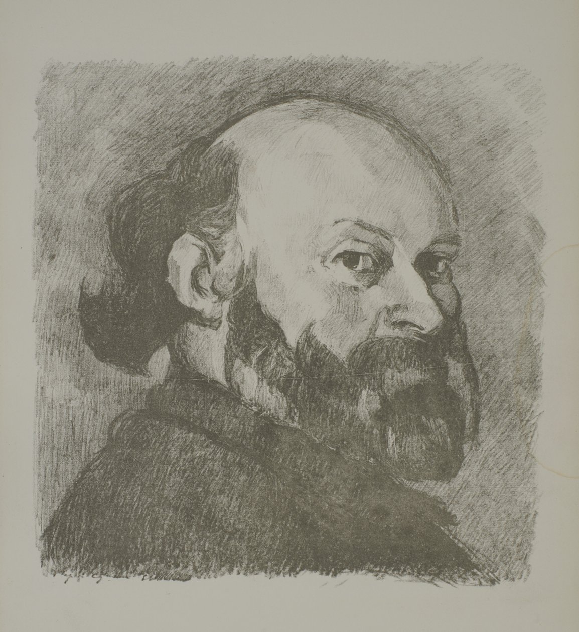 Porträt von Cézanne von Edouard Vuillard