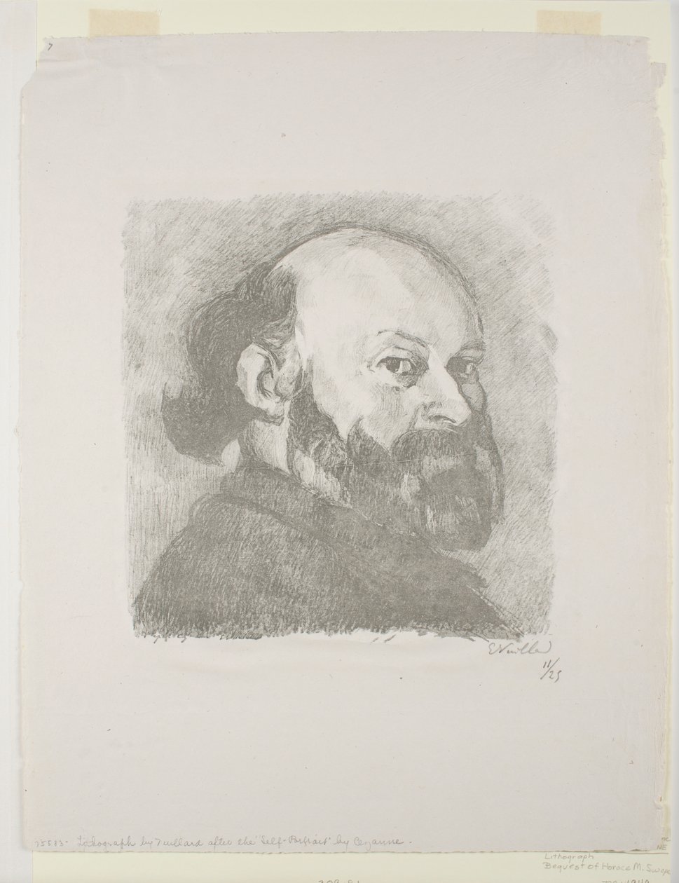 Porträt von Cézanne von Edouard Vuillard