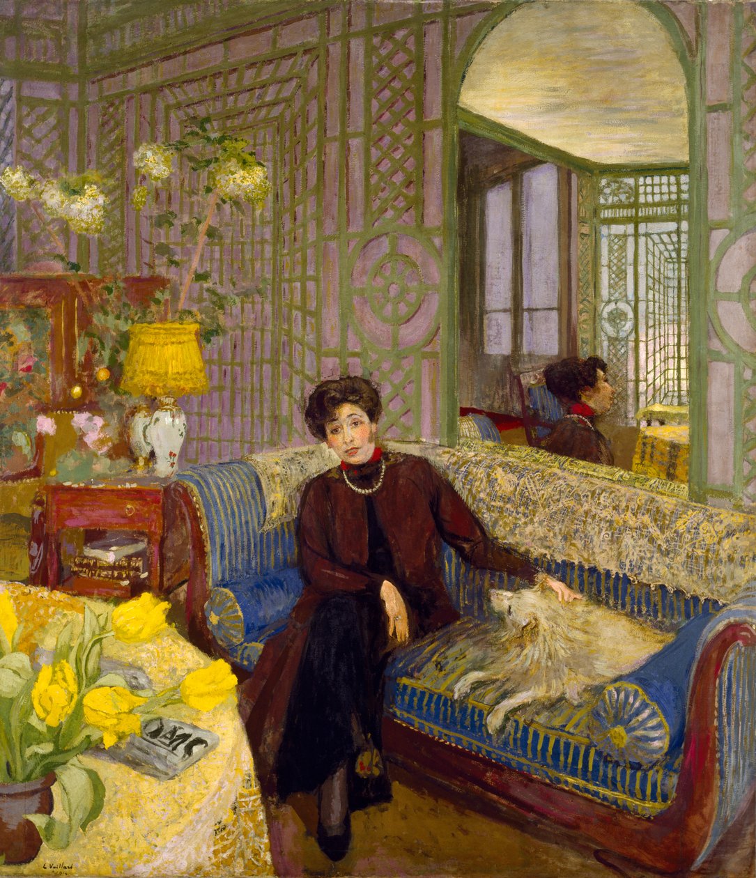 Porträt von Marcelle Aron, Ehefrau von Tristan Bernard (1866-1947) 1914 von Edouard Vuillard