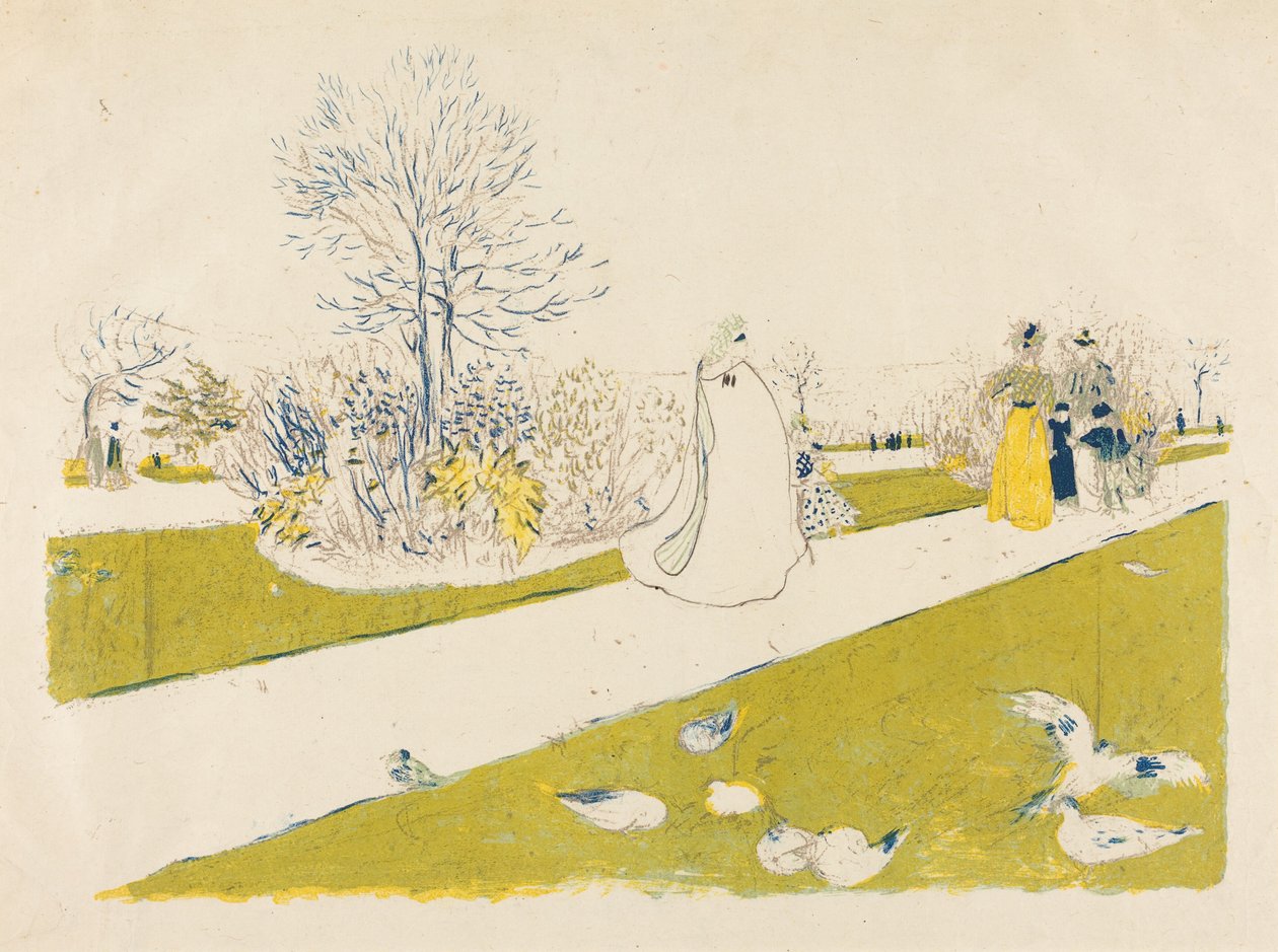 Der Tuileriengarten von Edouard Vuillard