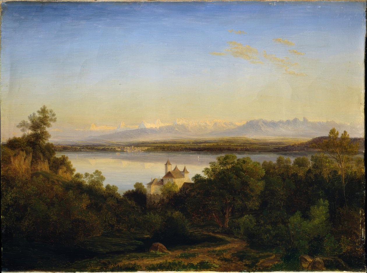 Blick auf Vaumarcus von Édouard de Pourtalès-Pury