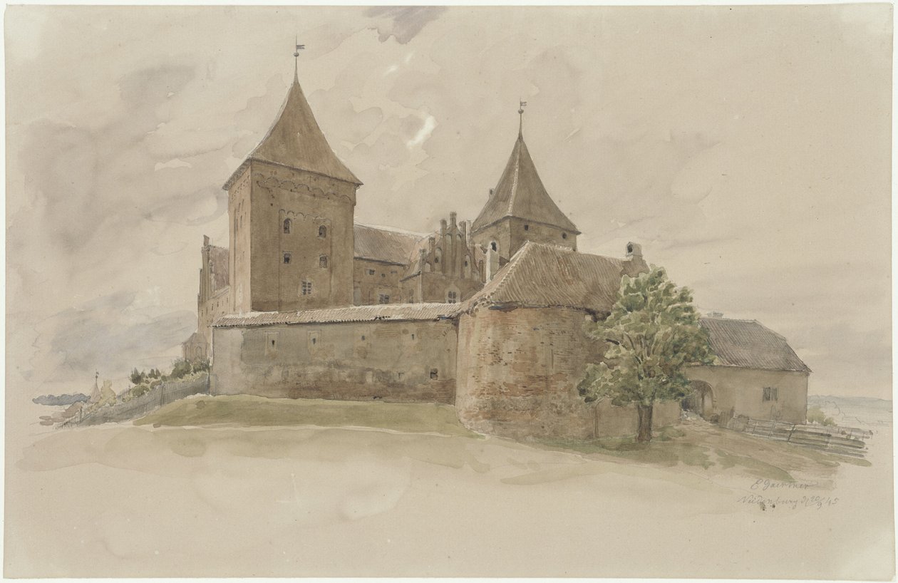 Das Neidenburger Schloss von Eduard Gaertner