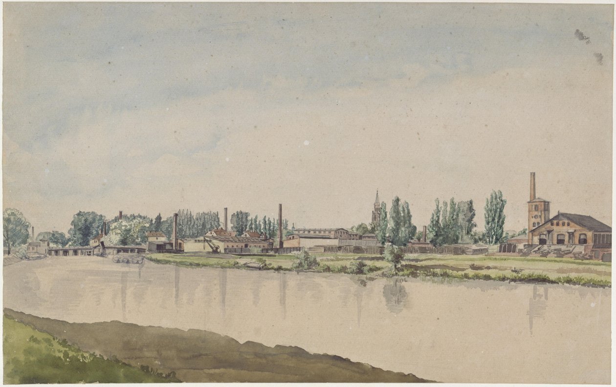 Die Borsig-Werke in Moabit von Eduard Gaertner