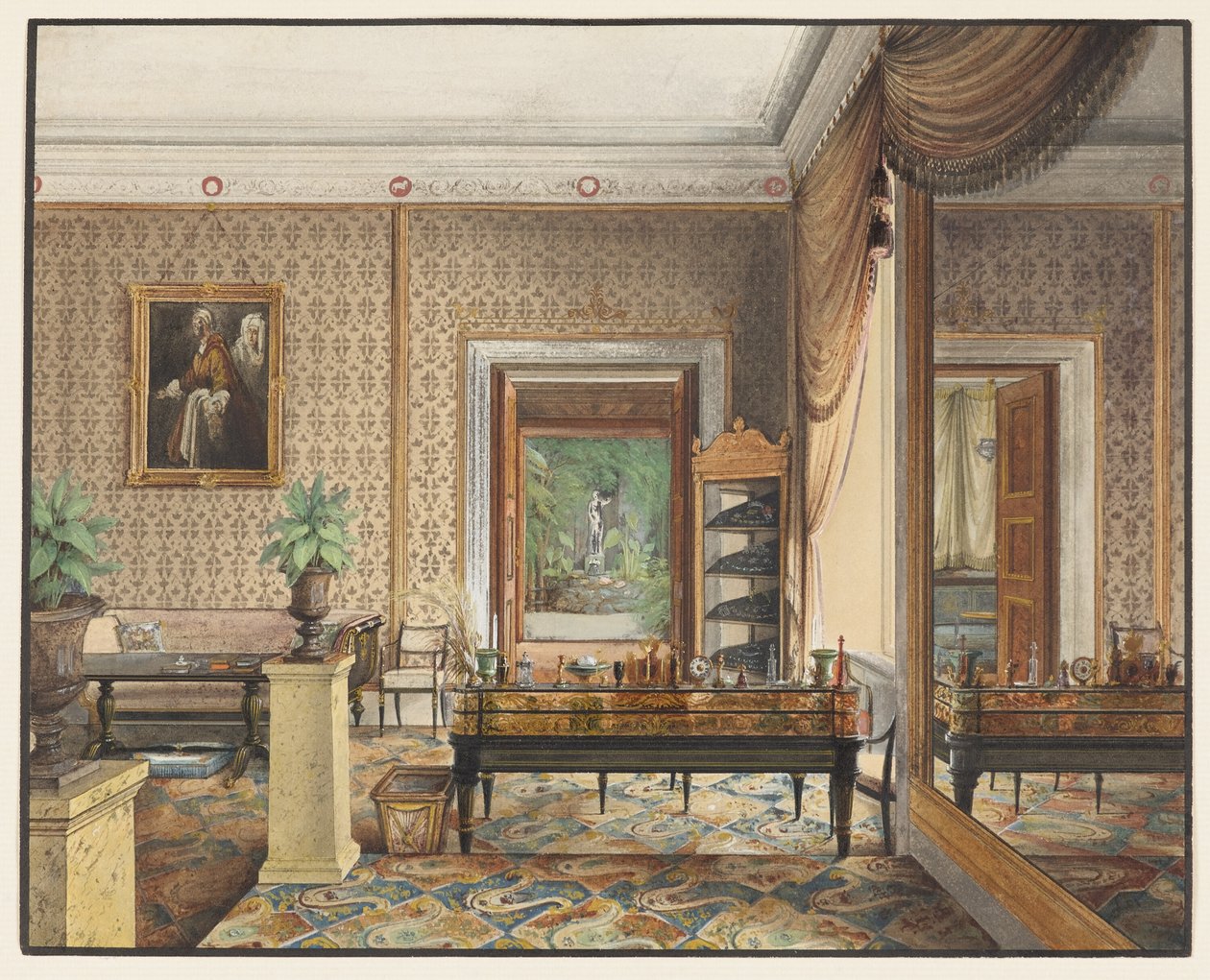 Das Studium von Prinz Karl von Preußen von Eduard Gaertner