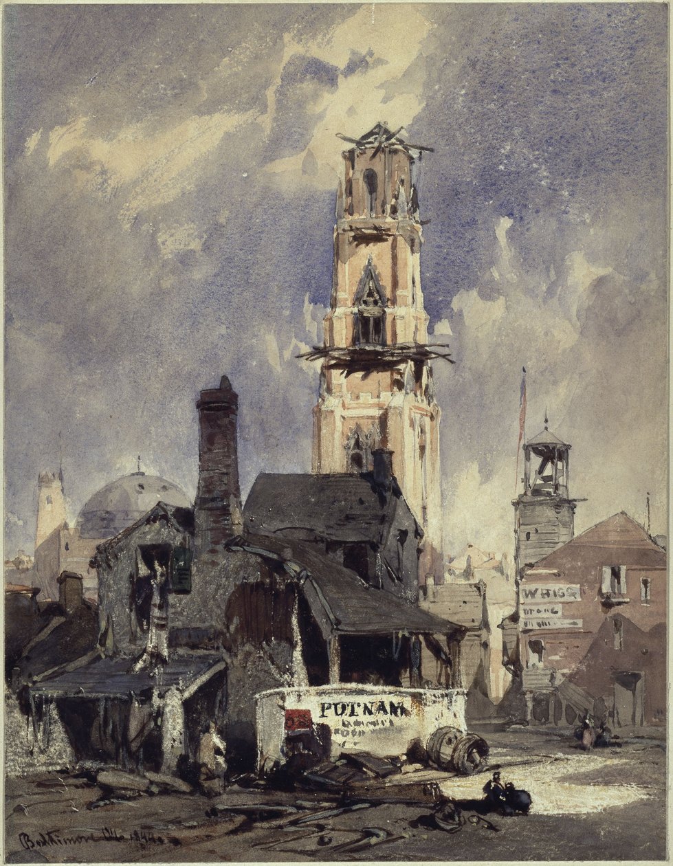 Ansicht in Baltimore von Eduard Hildebrandt