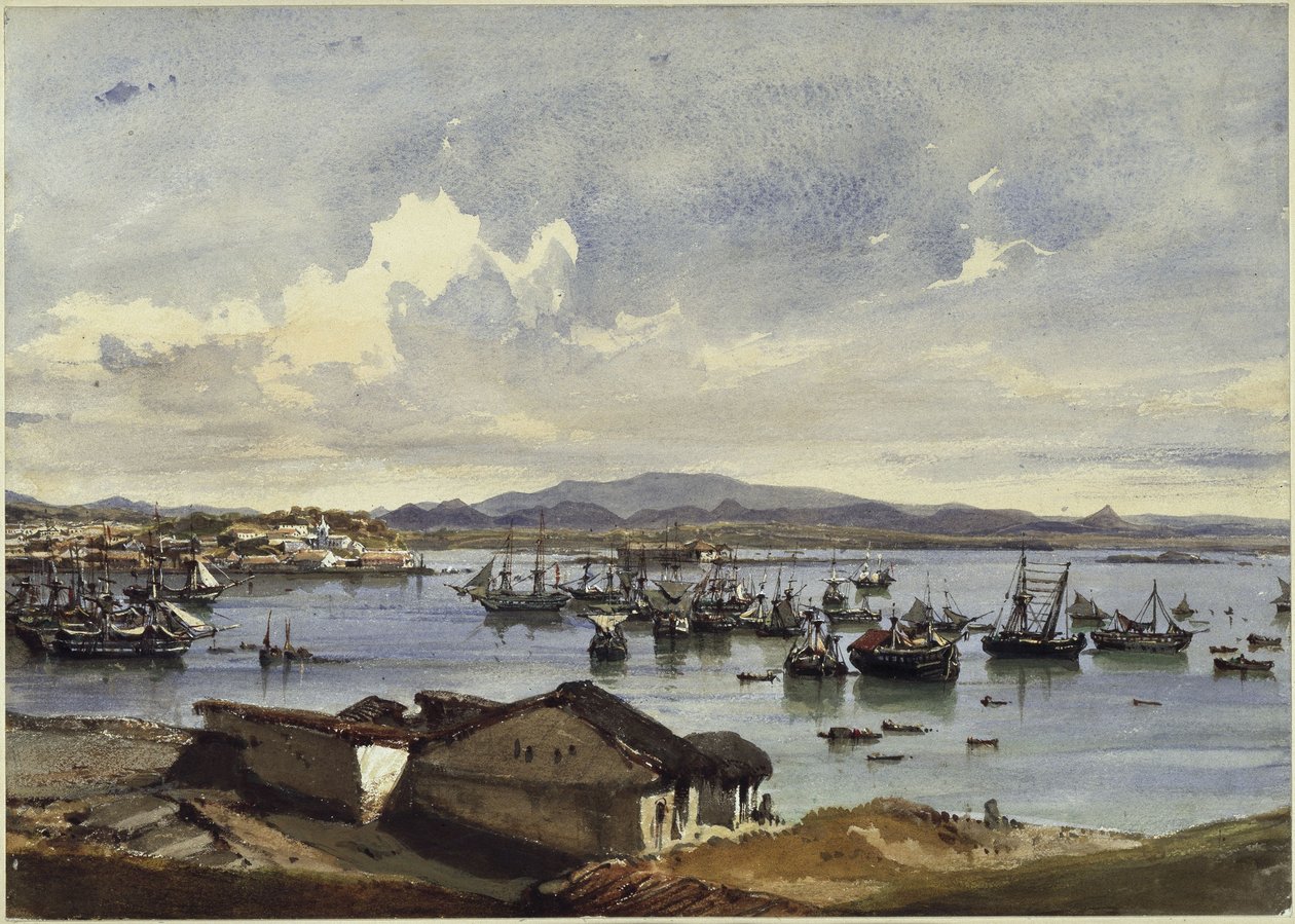Panorama von Rio de Janeiro von Eduard Hildebrandt