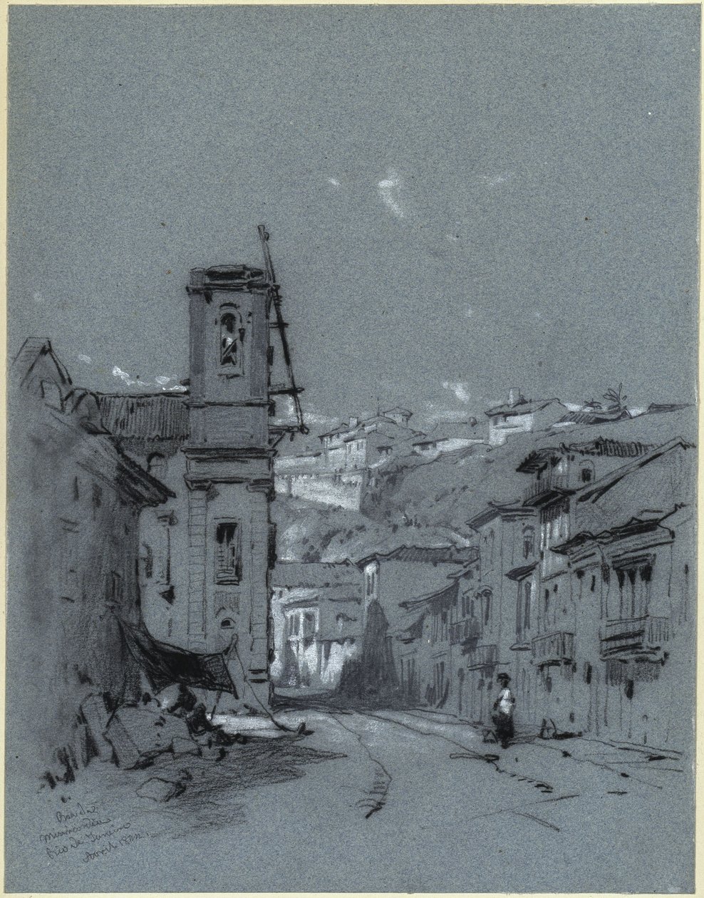 Rua de Misericordia in Rio de Janeiro von Eduard Hildebrandt