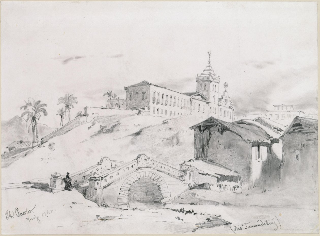 São Paulo, Tamanduateí von Eduard Hildebrandt