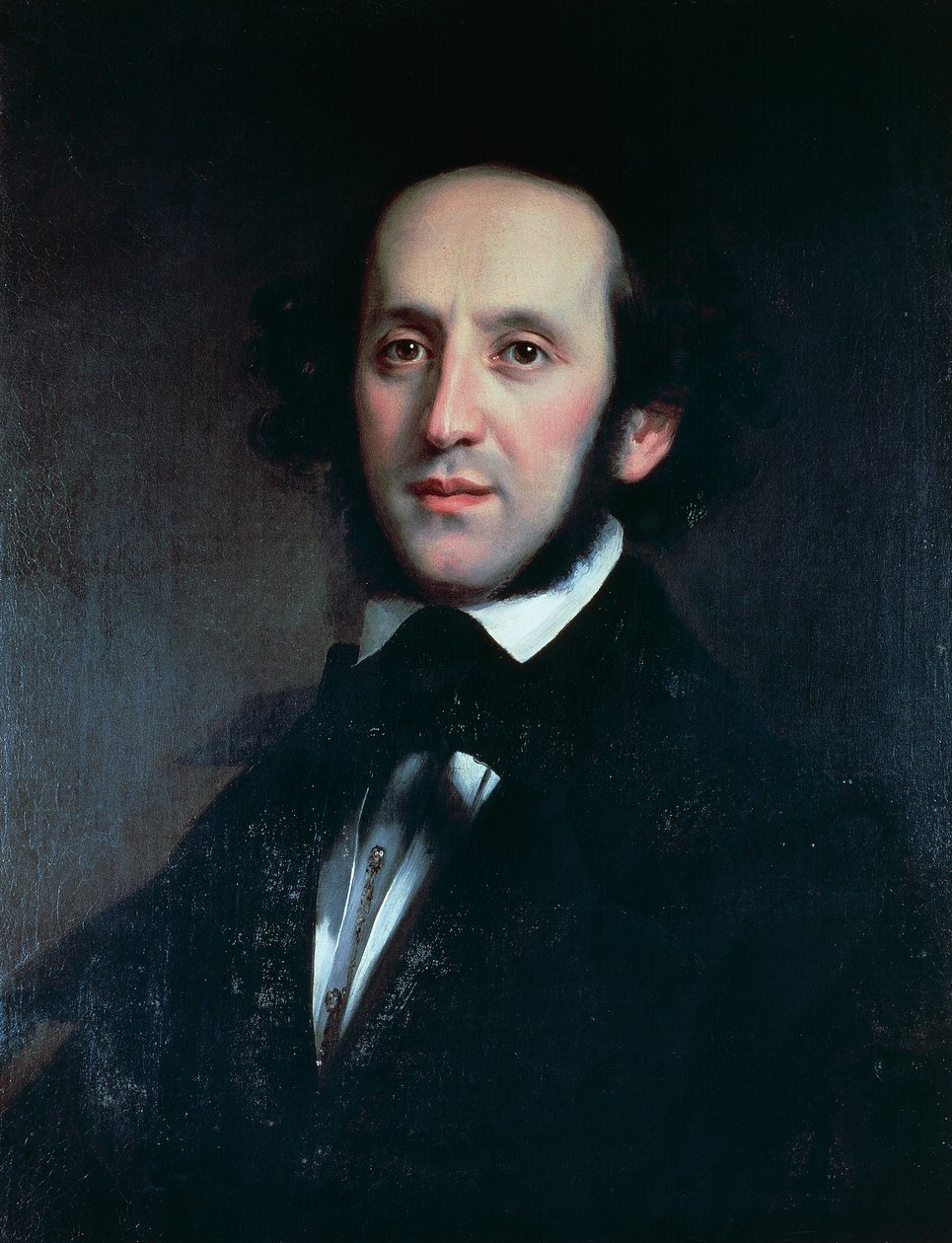 Porträt des Komponisten und Dirigenten Felix Mendelssohn von Eduard Magnus