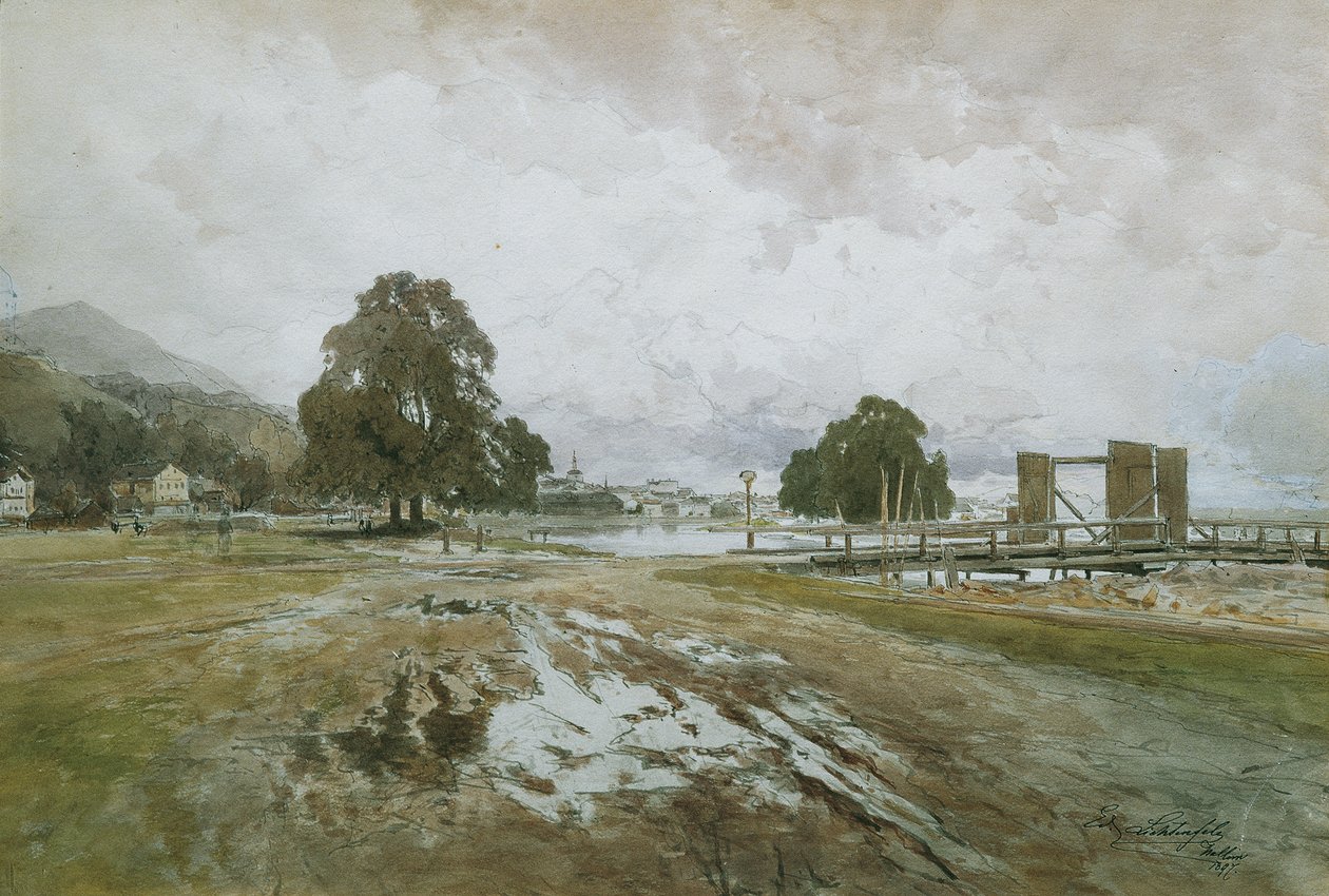Am Holzrechen von Eduard Peithner von Lichtenfels