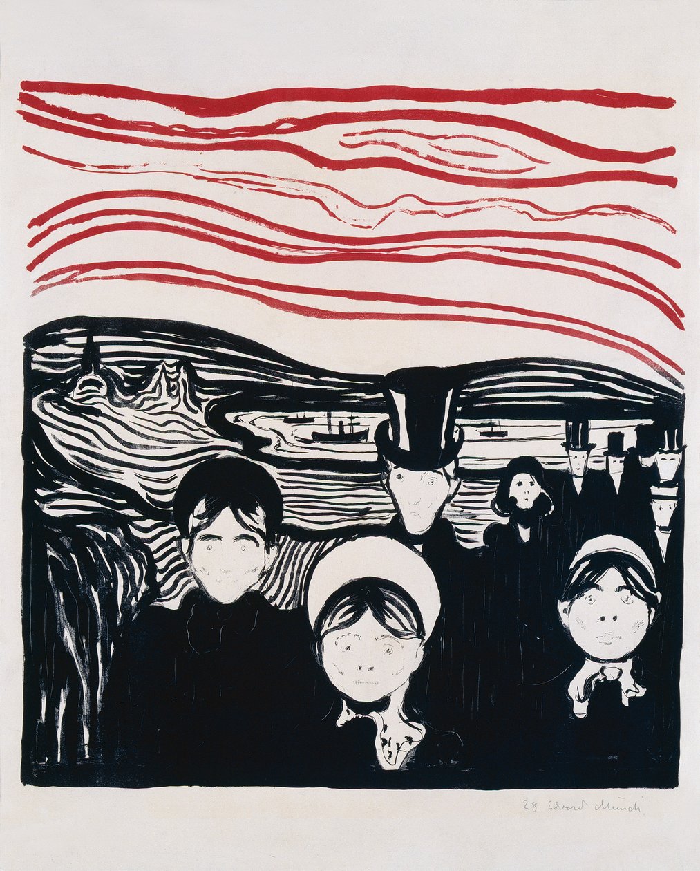Angstgefühl von Edvard Munch