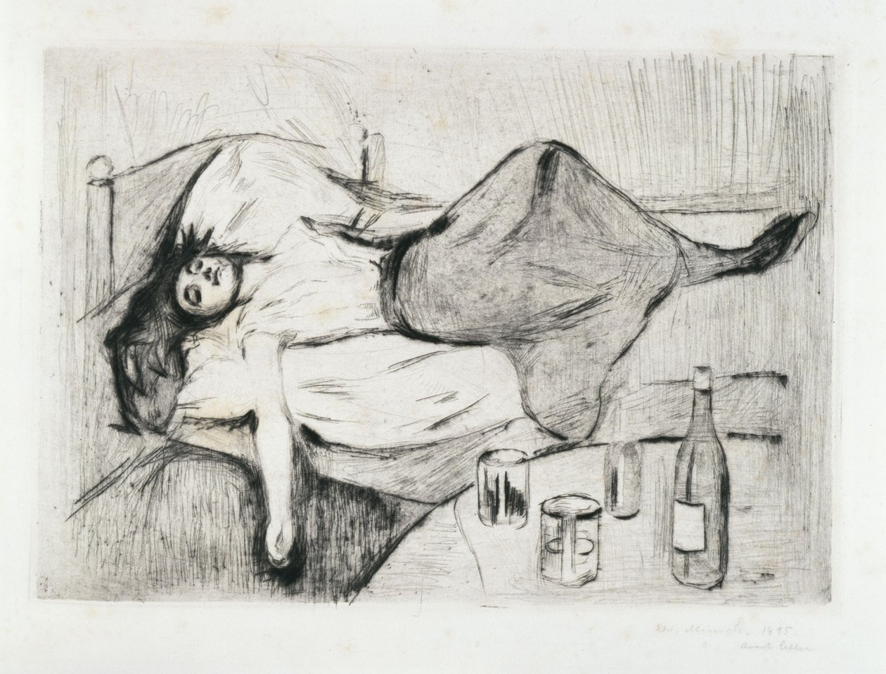 Der Tag danach von Edvard Munch