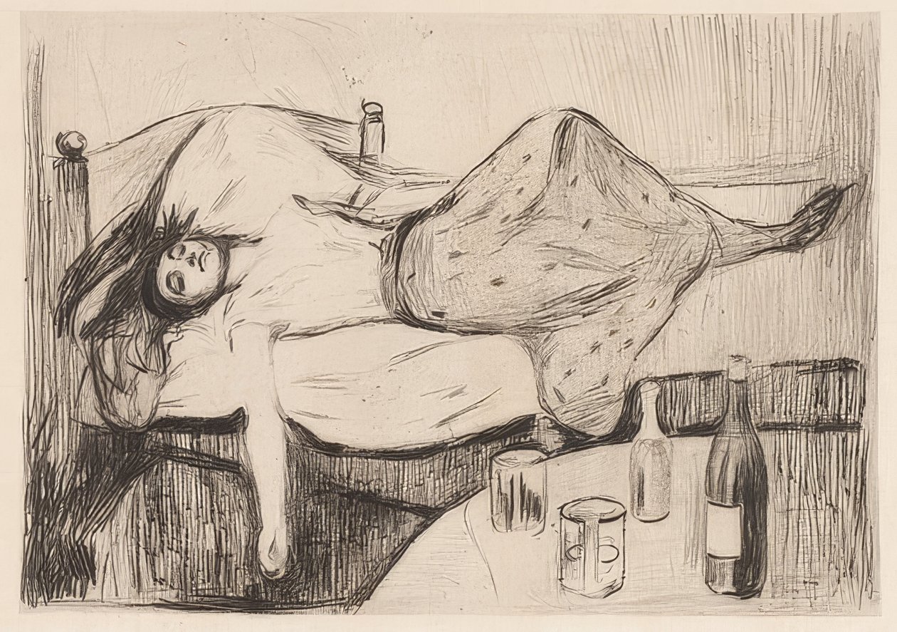 Der Tag danach von Edvard Munch
