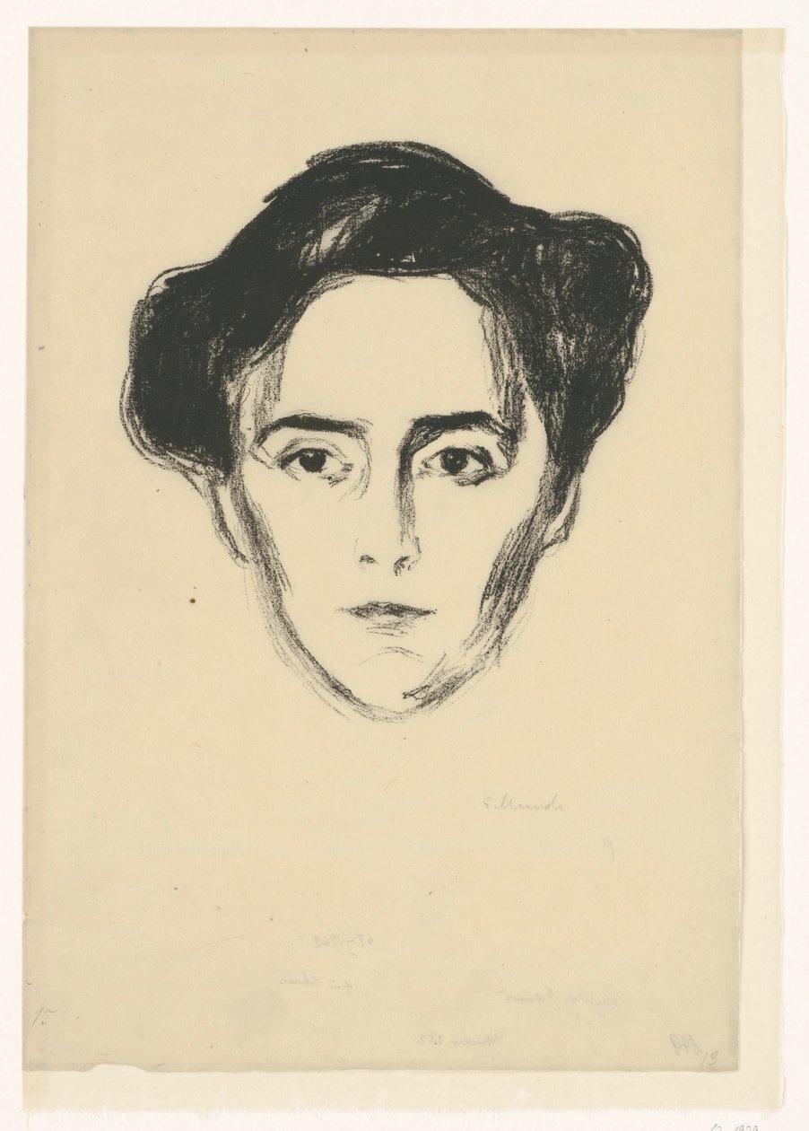 Frau Schwarz von Edvard Munch
