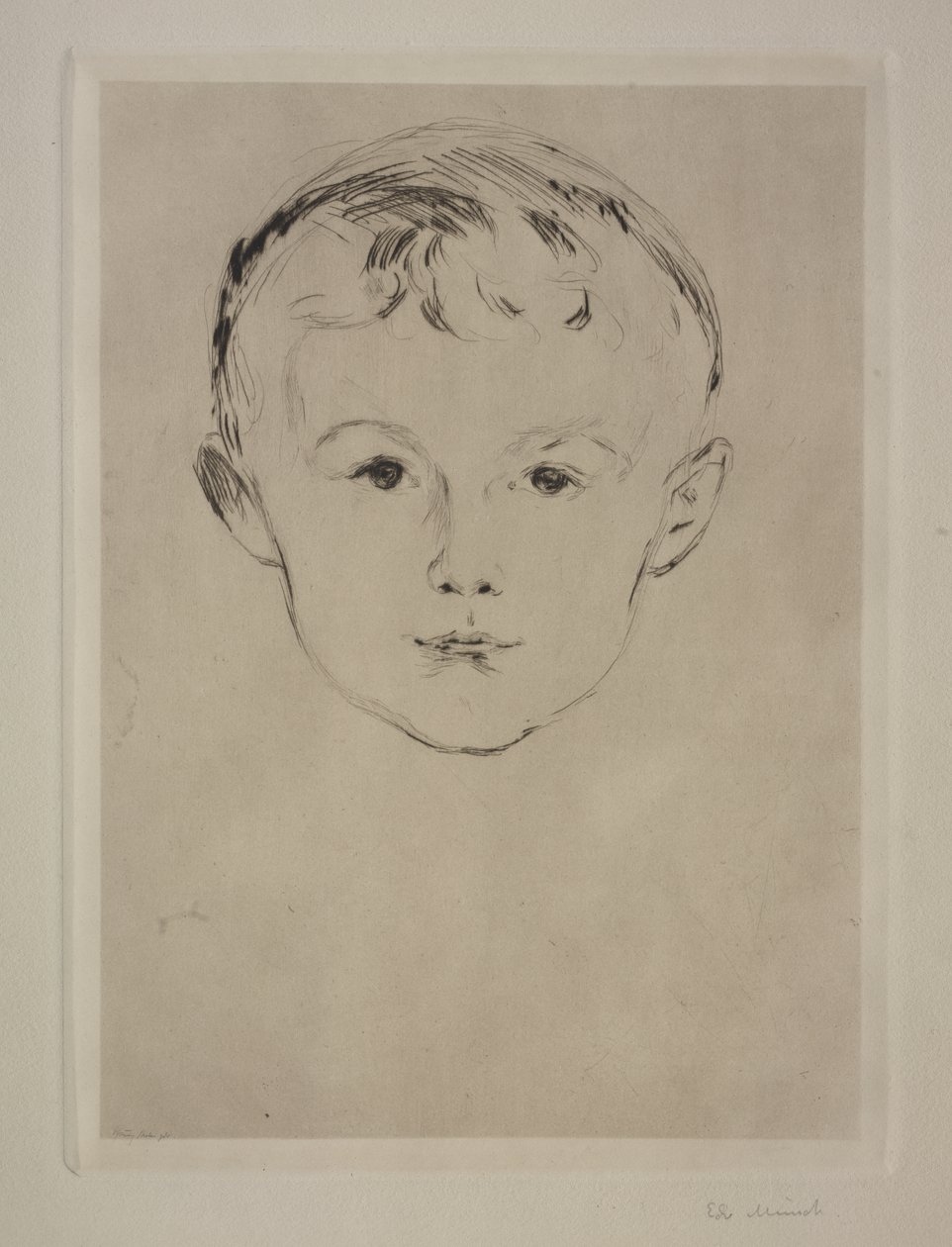 Aus Max Lindes Haus: Theodor Linde von Edvard Munch