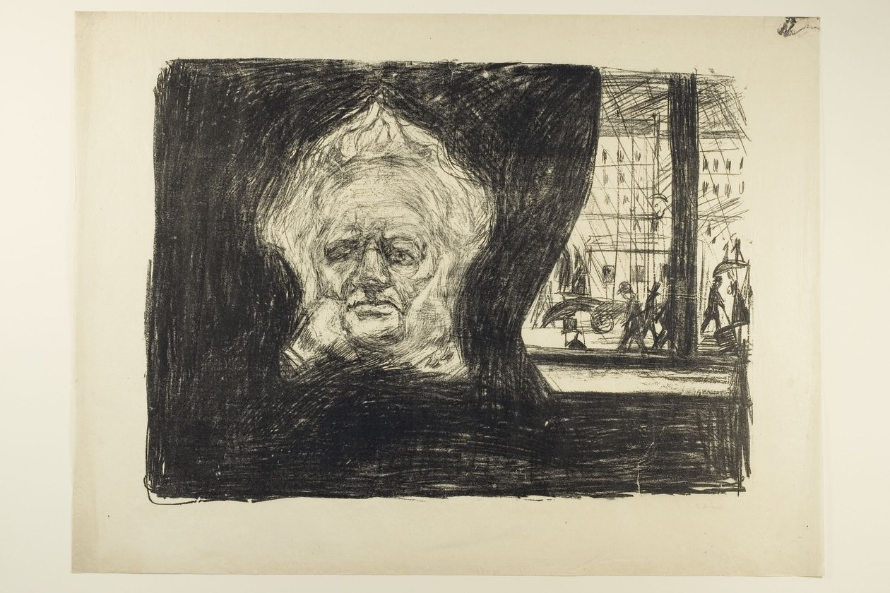 Henrik Ibsen im Grand Café von Edvard Munch
